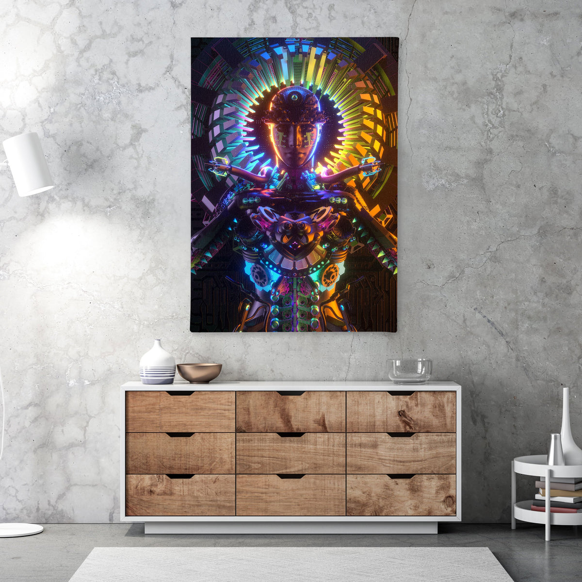 DEMIGLOW • GLASS CRANE/LANE • LE 222 Canvas Wrap Canvas
