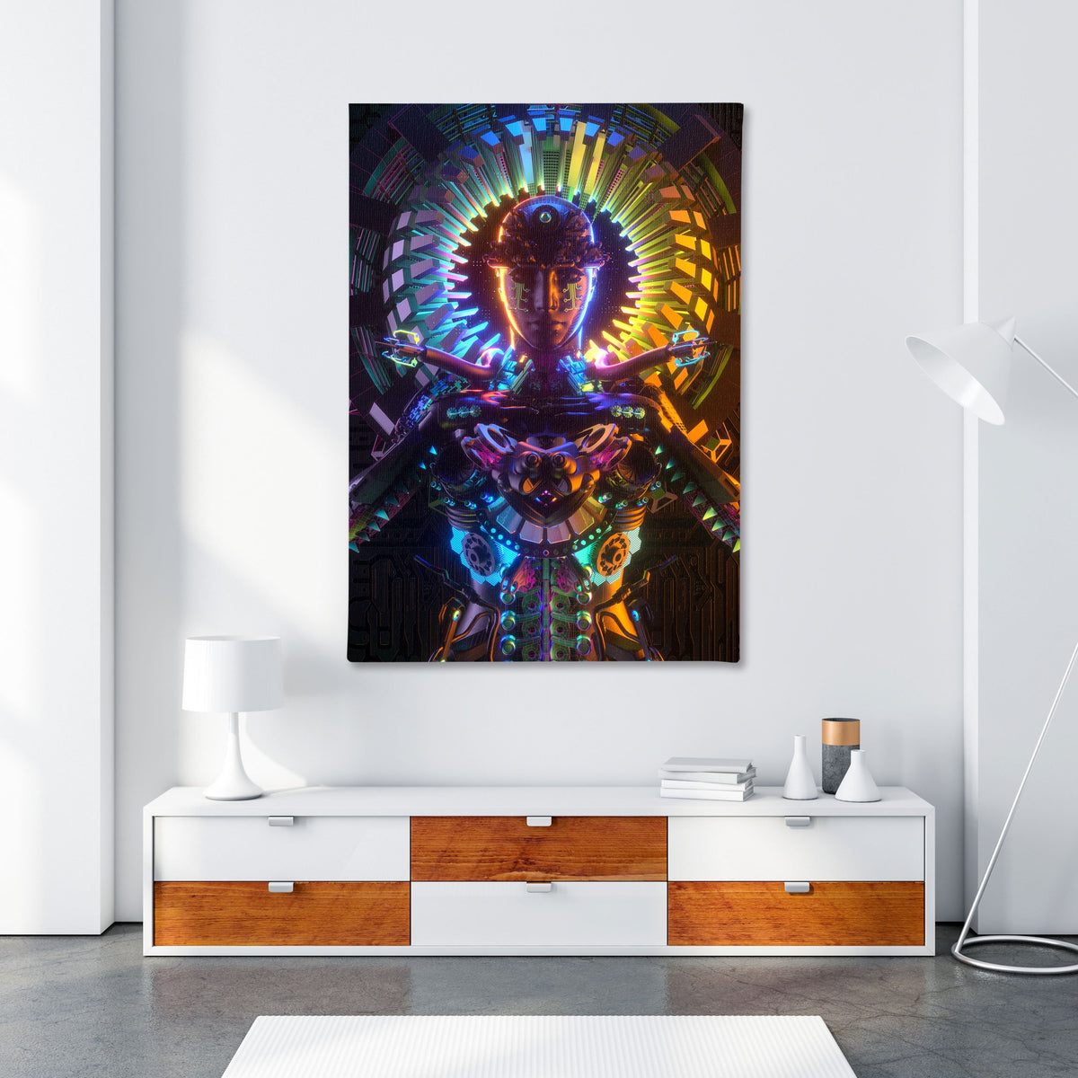 DEMIGLOW • GLASS CRANE/LANE • LE 222 Canvas Wrap Canvas