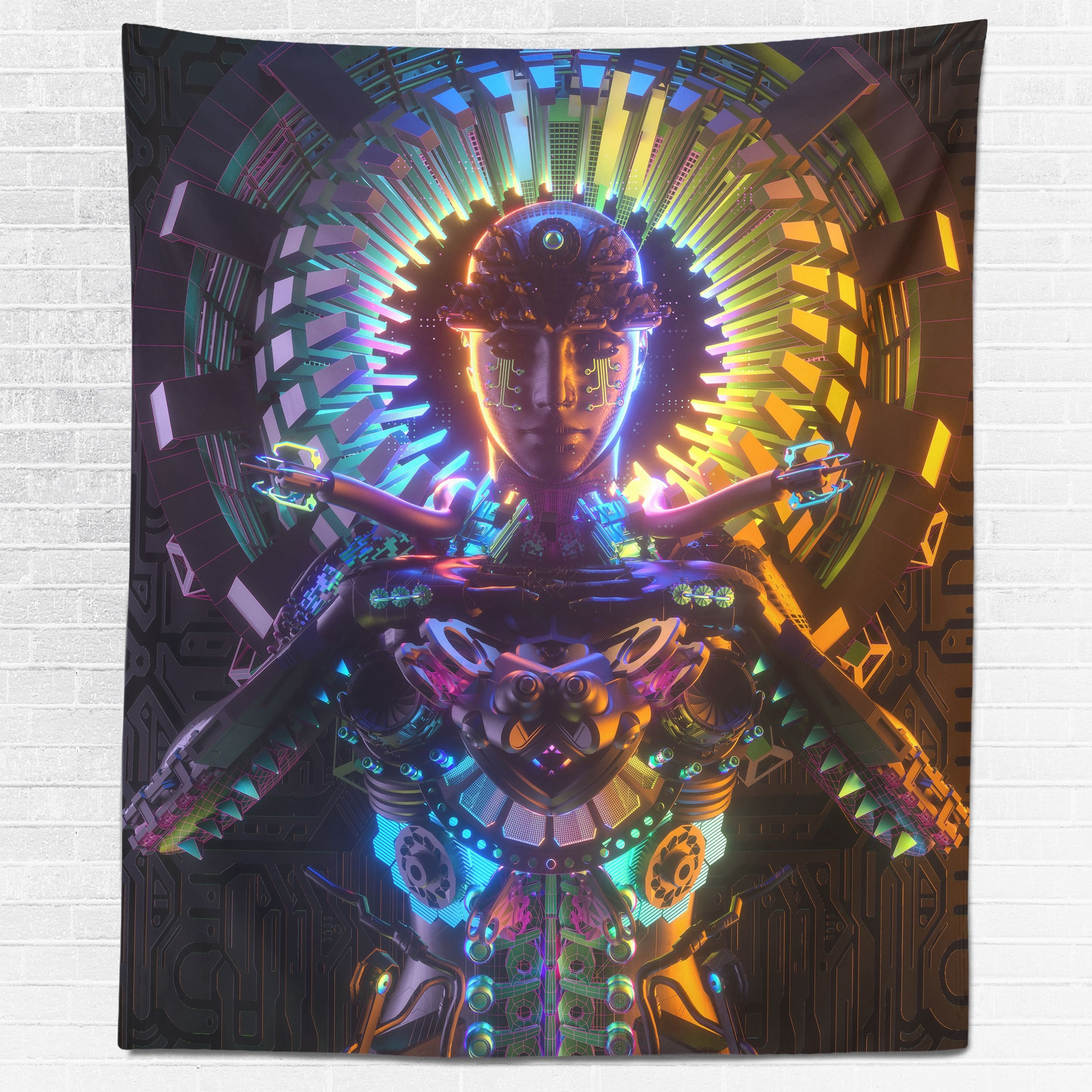 DEMIGLOW • GLASS CRANE/LANE • Wall Tapestry Tapestry