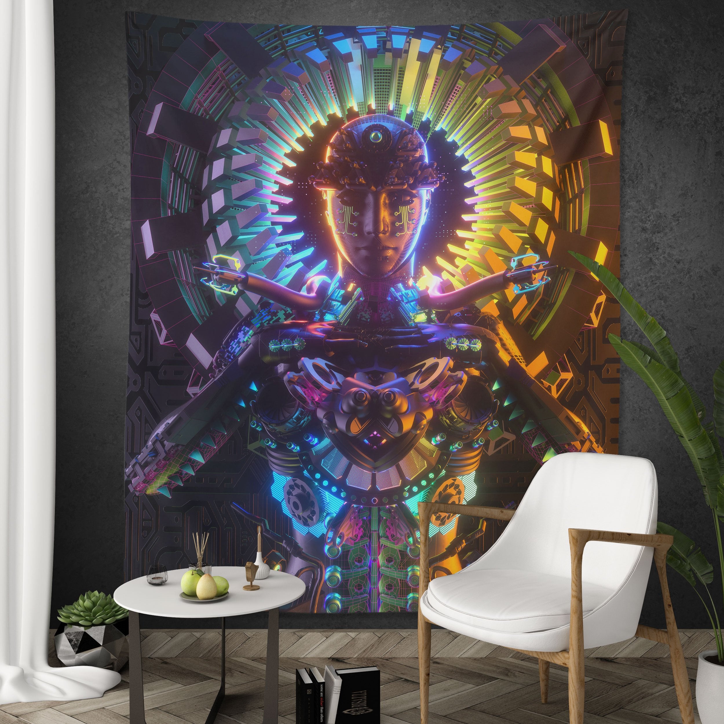 DEMIGLOW • GLASS CRANE/LANE • Wall Tapestry Tapestry