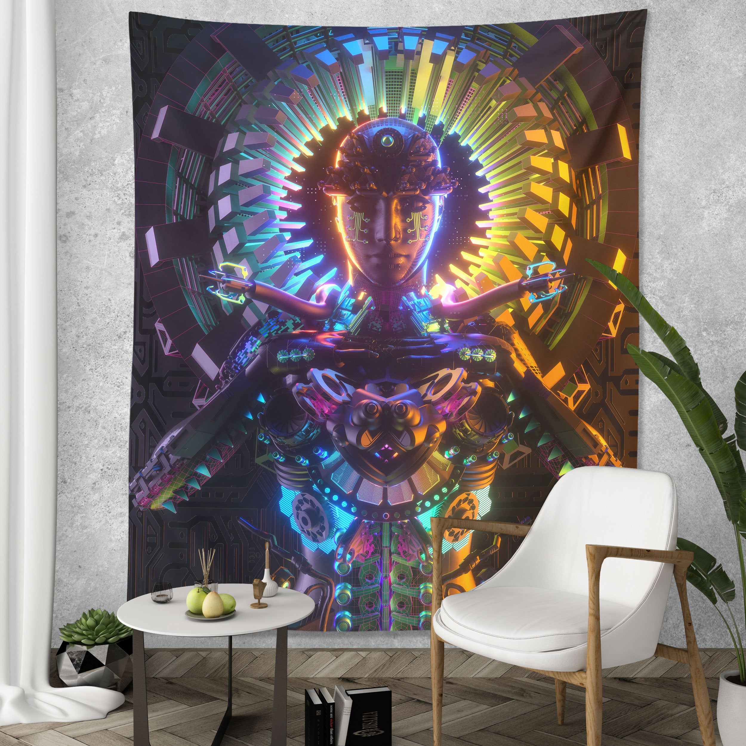 DEMIGLOW • GLASS CRANE/LANE • Wall Tapestry Tapestry