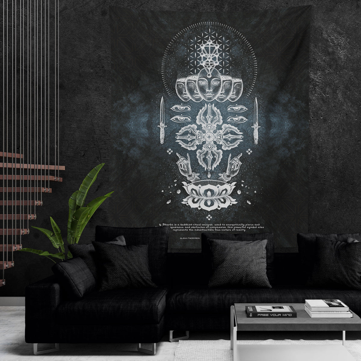 DIAMOND LUMINOSITY • GLENN THOMSON • Limited Edition Tapestry Tapestry