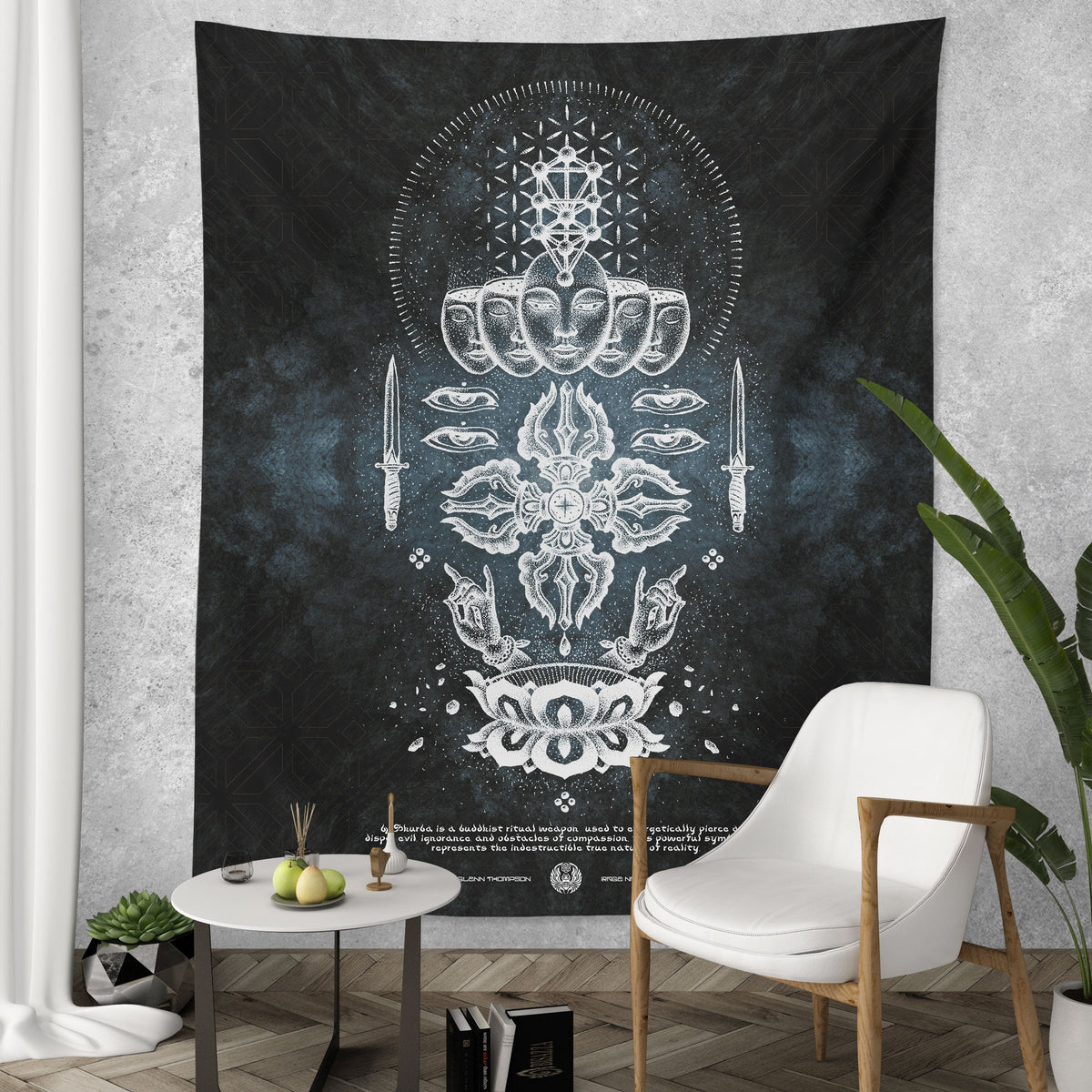 DIAMOND LUMINOSITY • GLENN THOMSON • Limited Edition Tapestry Tapestry