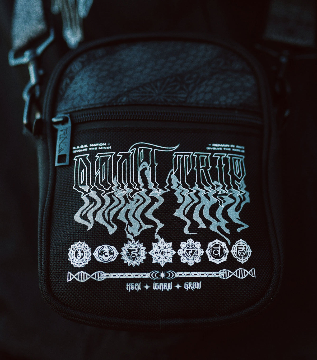 DON'T TRIP • Double-Sided • Reflective Shoulder Bag Shoulder Bag