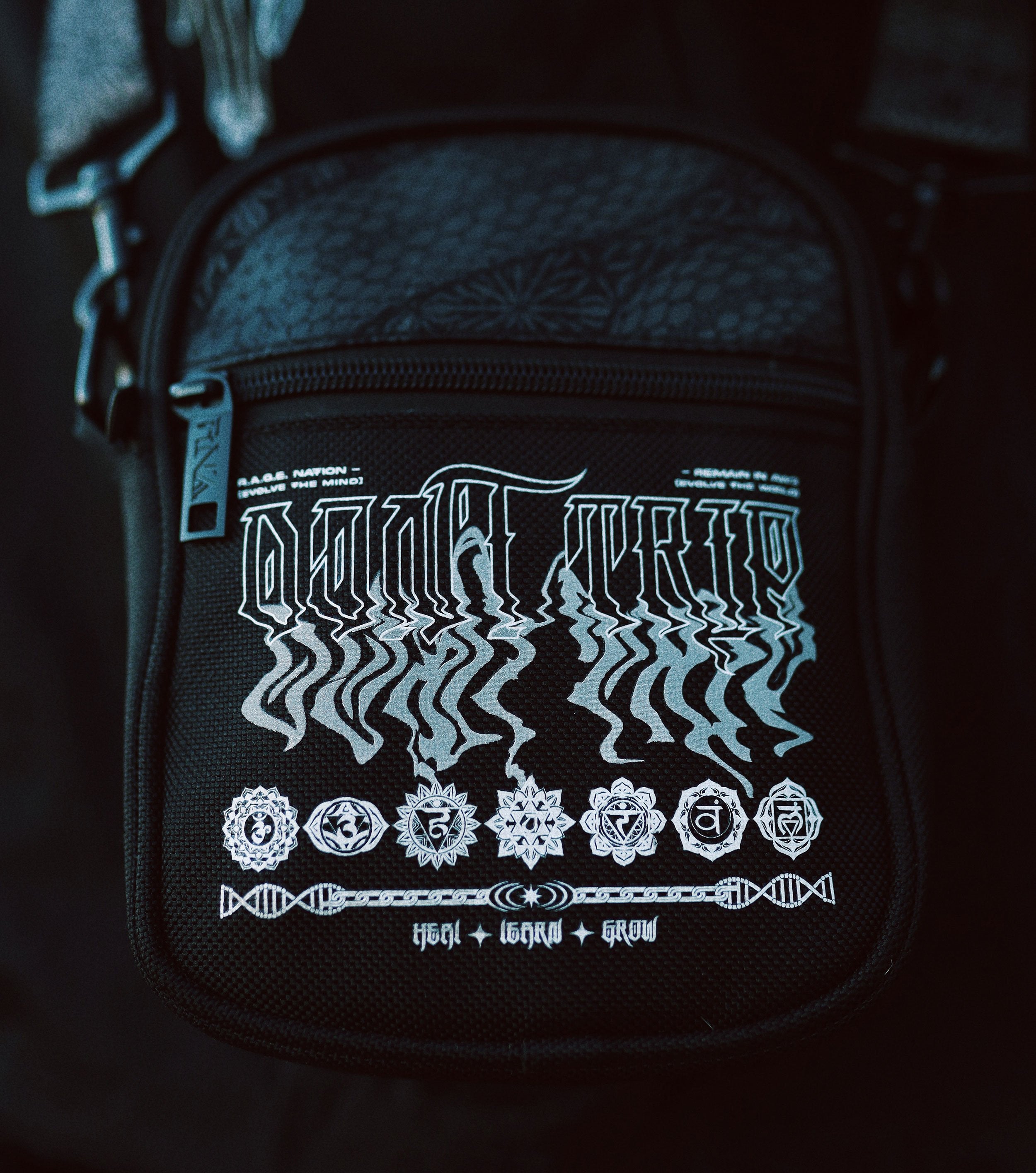 DON'T TRIP • Double-Sided • Reflective Shoulder Bag Shoulder Bag