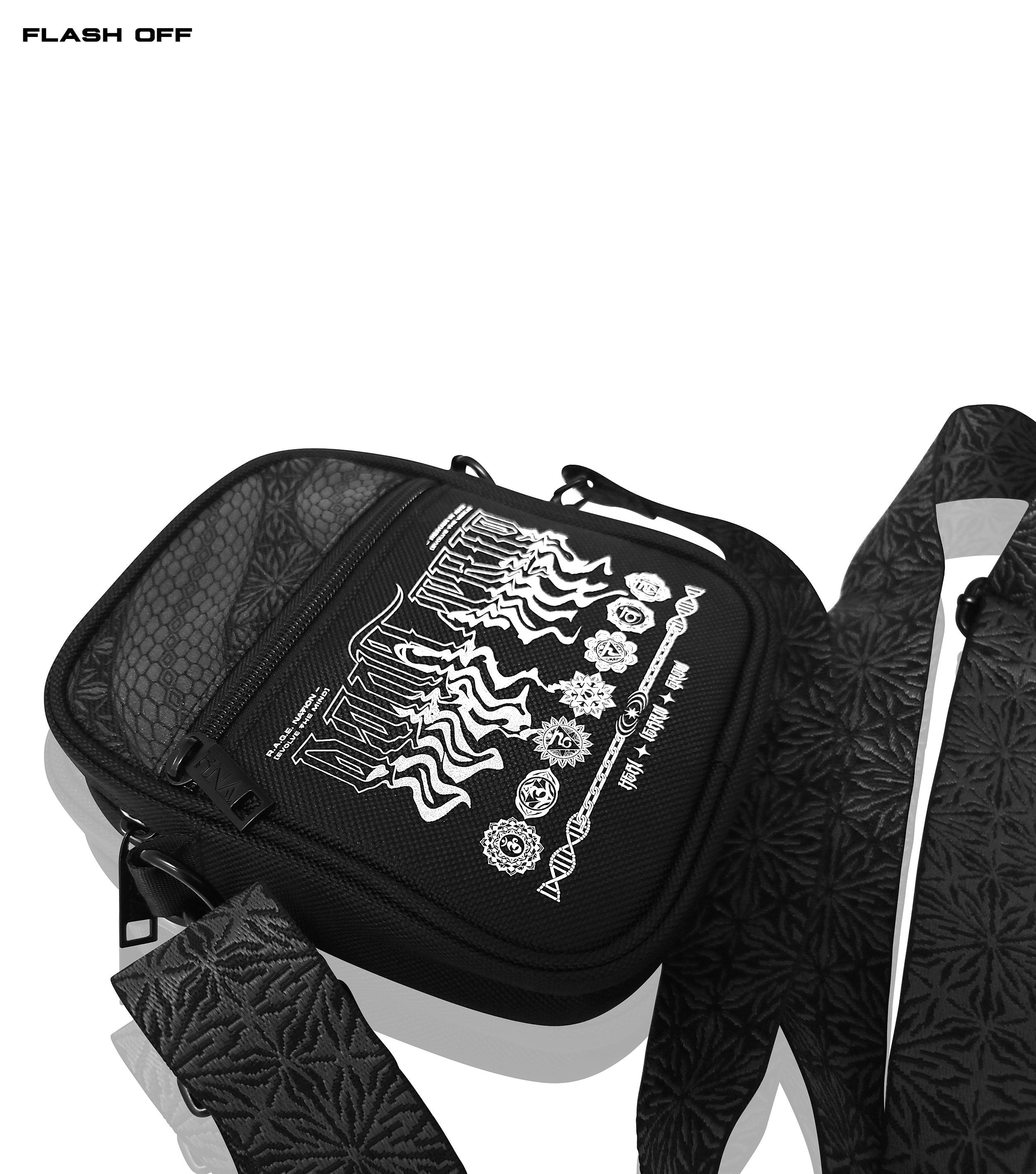 DON'T TRIP • Double-Sided • Reflective Shoulder Bag Shoulder Bag