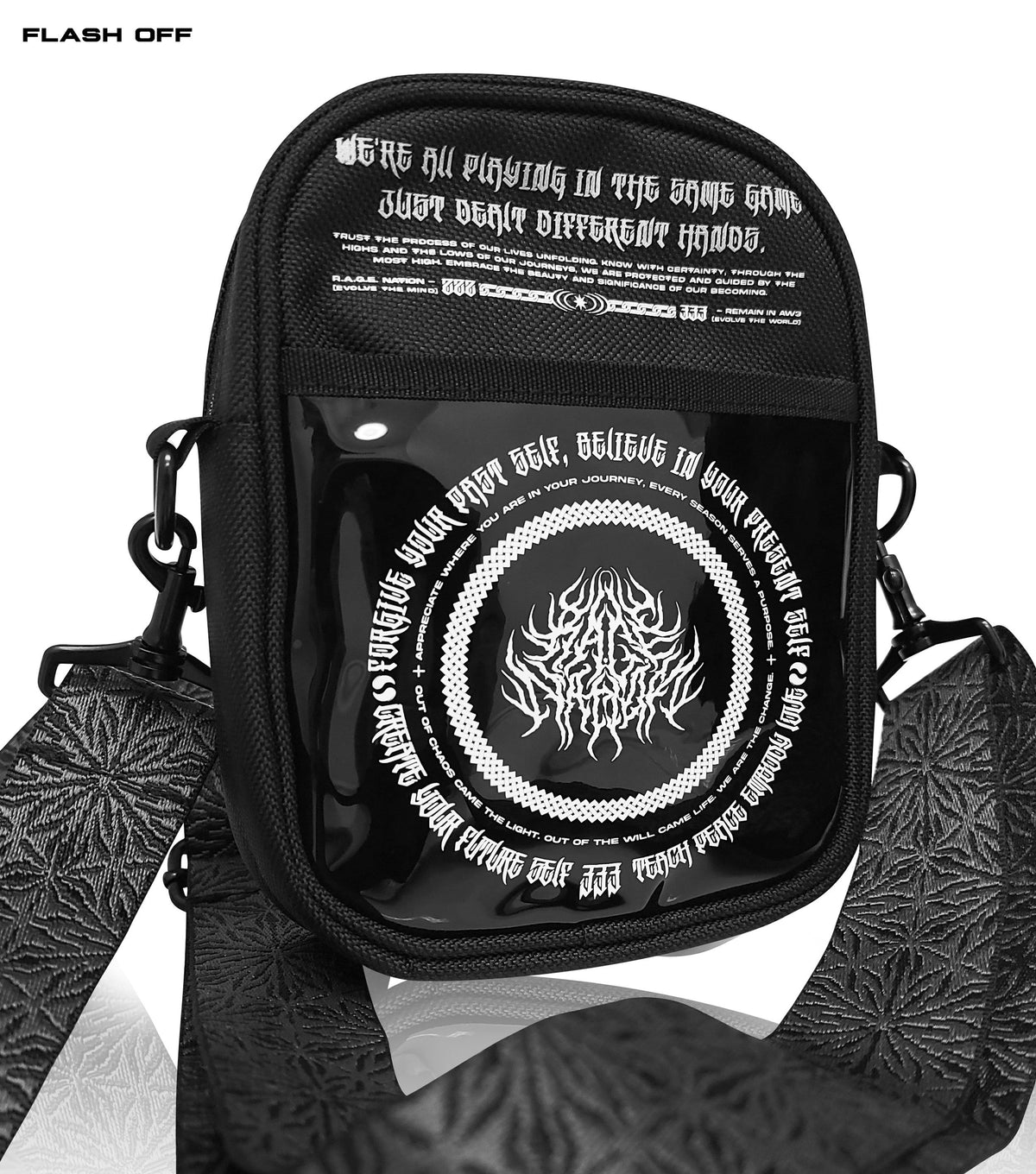 DON'T TRIP • Double-Sided • Reflective Shoulder Bag Shoulder Bag
