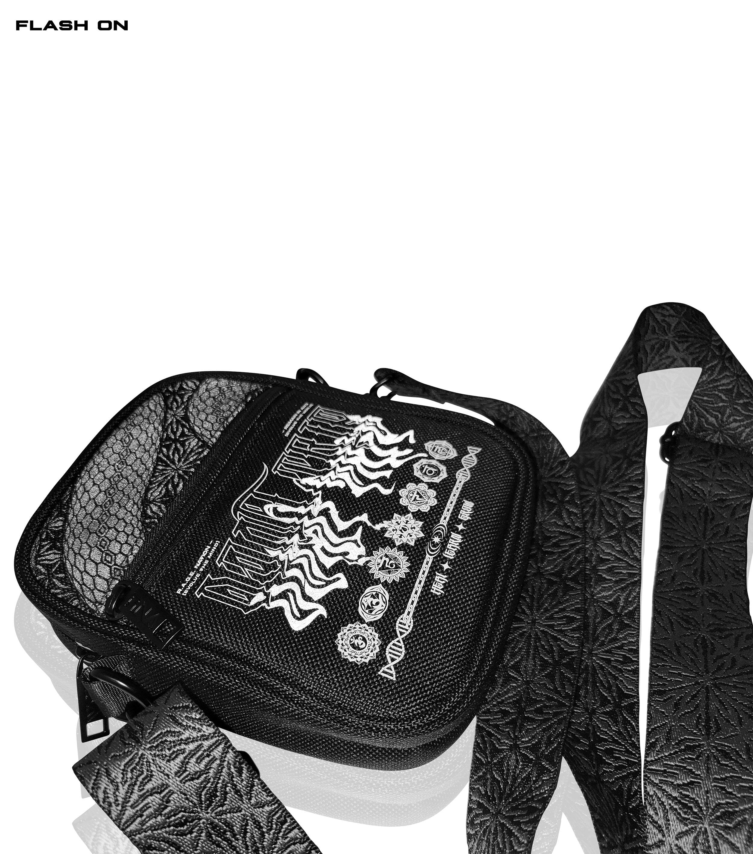 DON'T TRIP • Double-Sided • Reflective Shoulder Bag Shoulder Bag