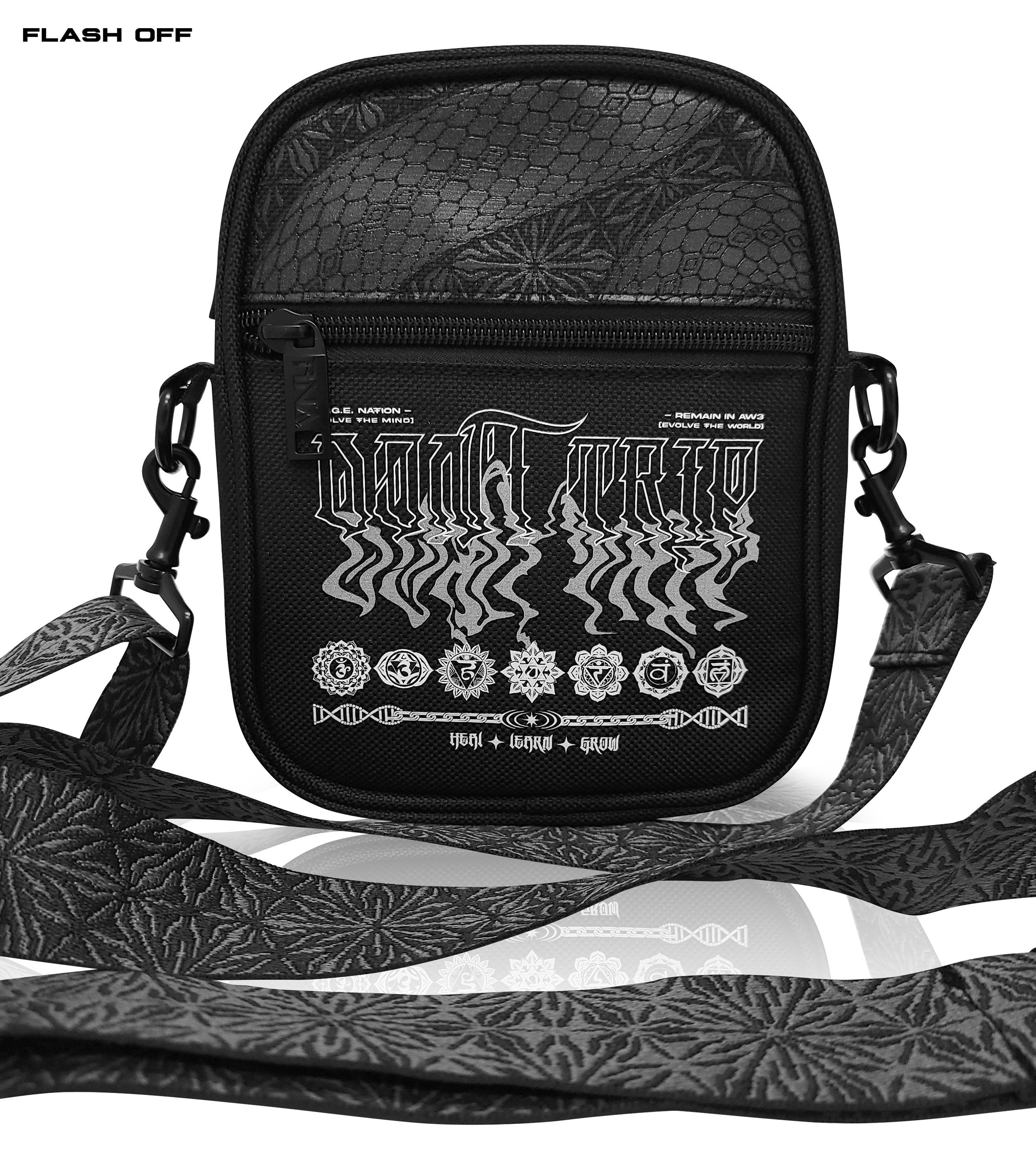 DON'T TRIP • Double-Sided • Reflective Shoulder Bag Shoulder Bag