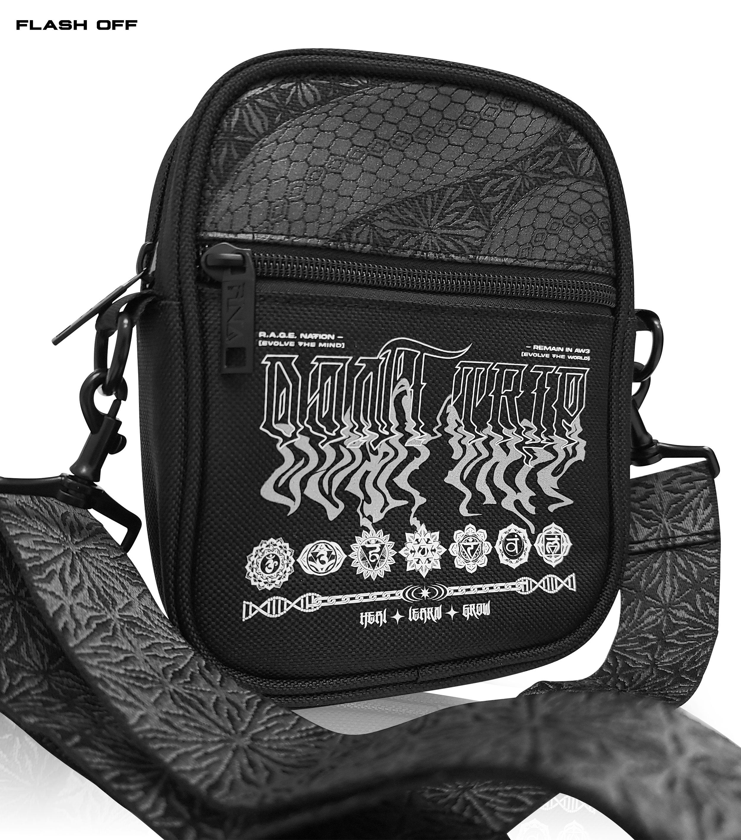 DON'T TRIP • Double-Sided • Reflective Shoulder Bag Shoulder Bag