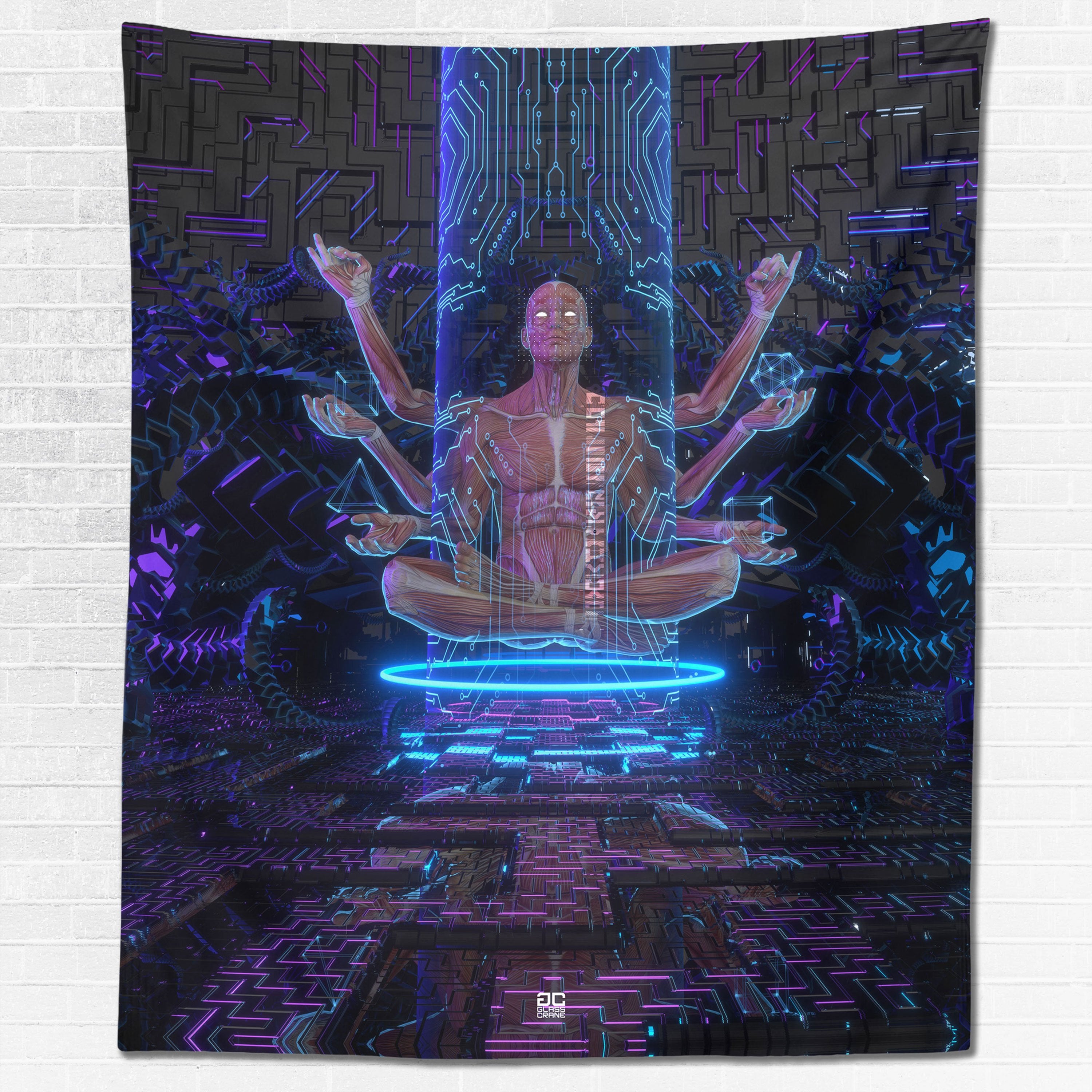 ELDER • GLASS CRANE • Wall Tapestry Tapestry