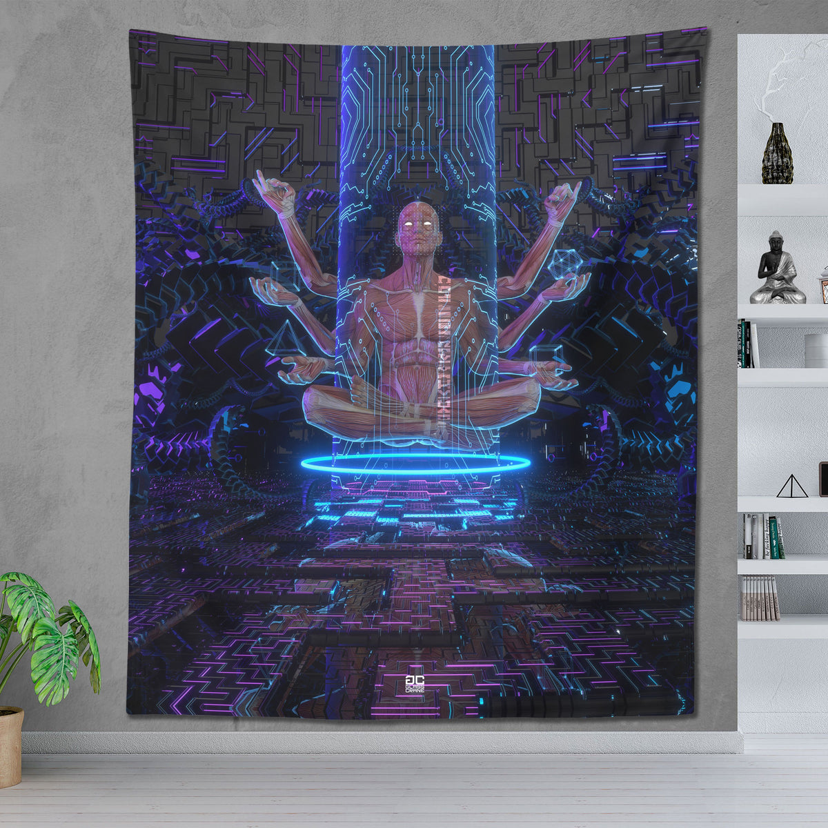 ELDER • GLASS CRANE • Wall Tapestry Tapestry