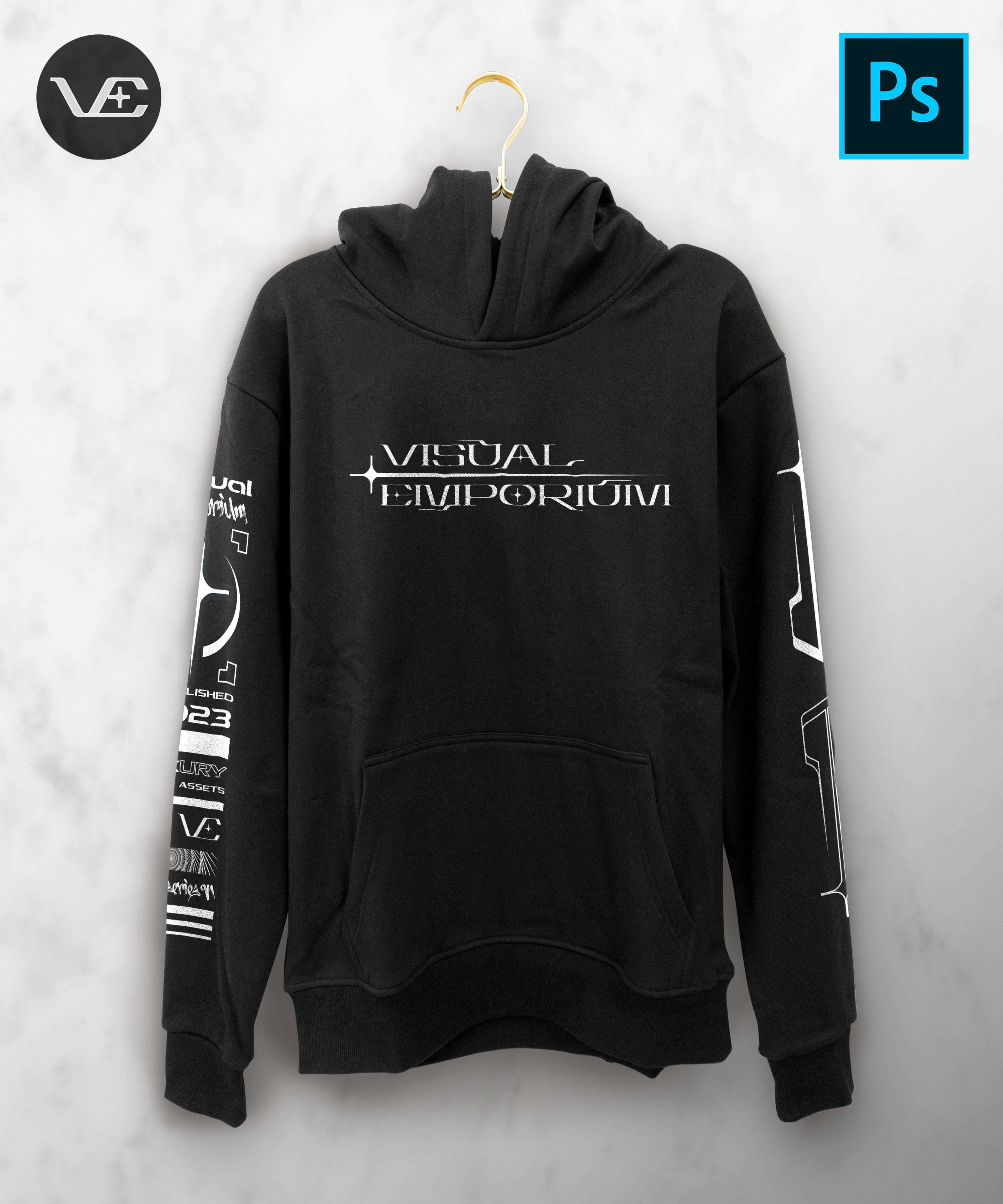 Visual - Emporium - Hanging Hoodie - Premium Digital Mockup