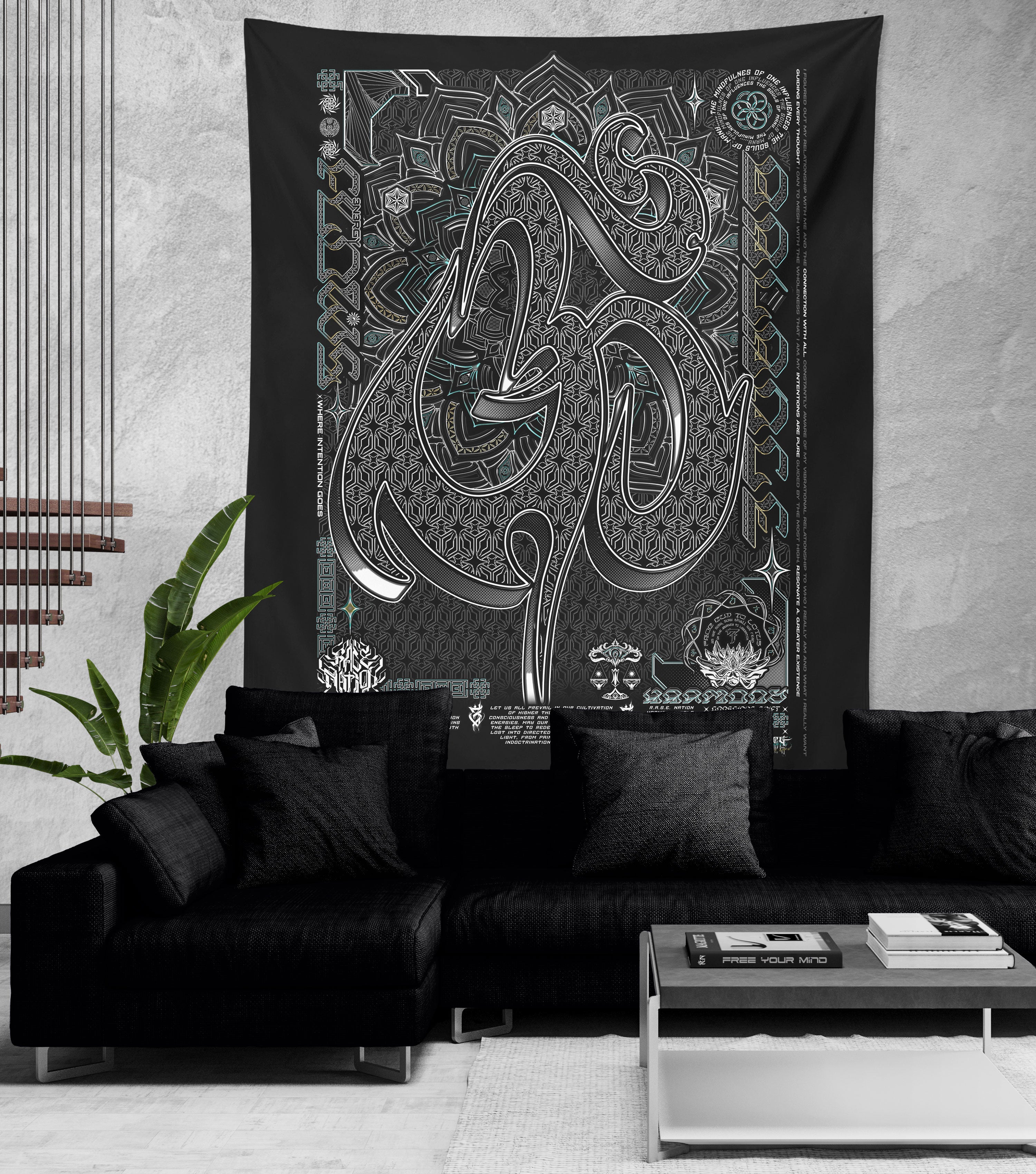 HARMONY HEALS • Wall Tapestry