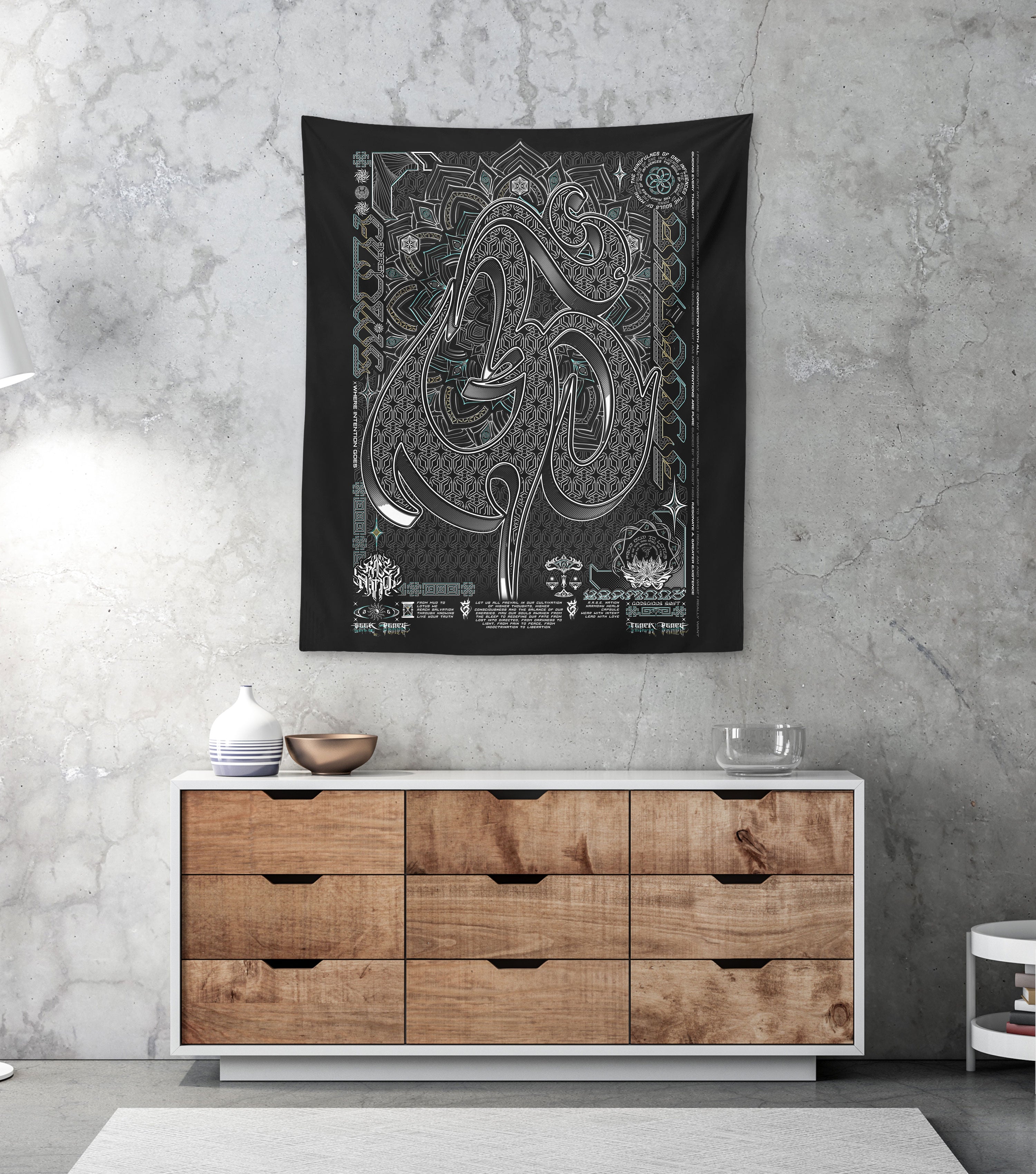 HARMONY HEALS • Wall Tapestry