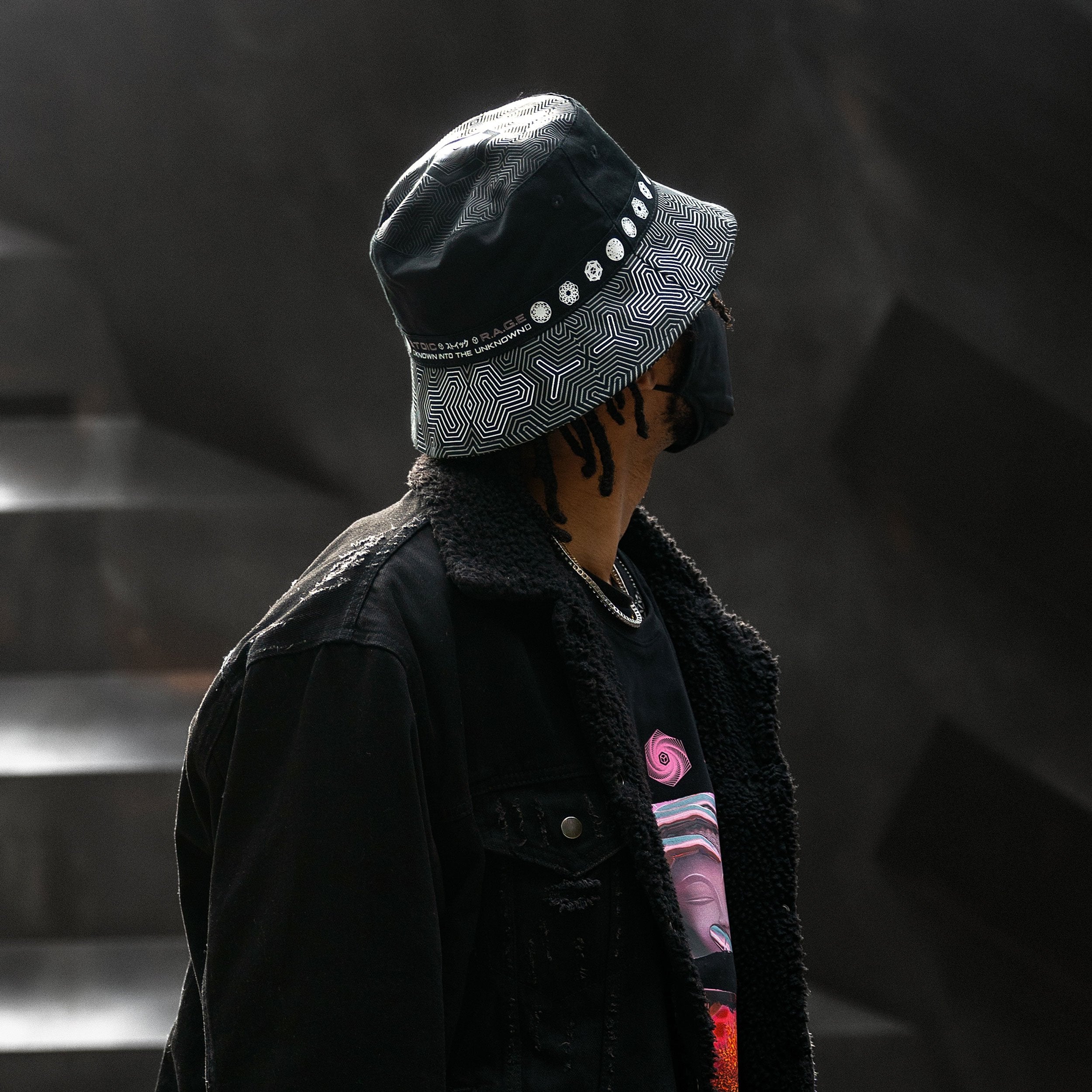 DROPS TODAY 2:22PM PCT • HERO'S JOURNEY • Reversible Bucket Hat Bucket Hat