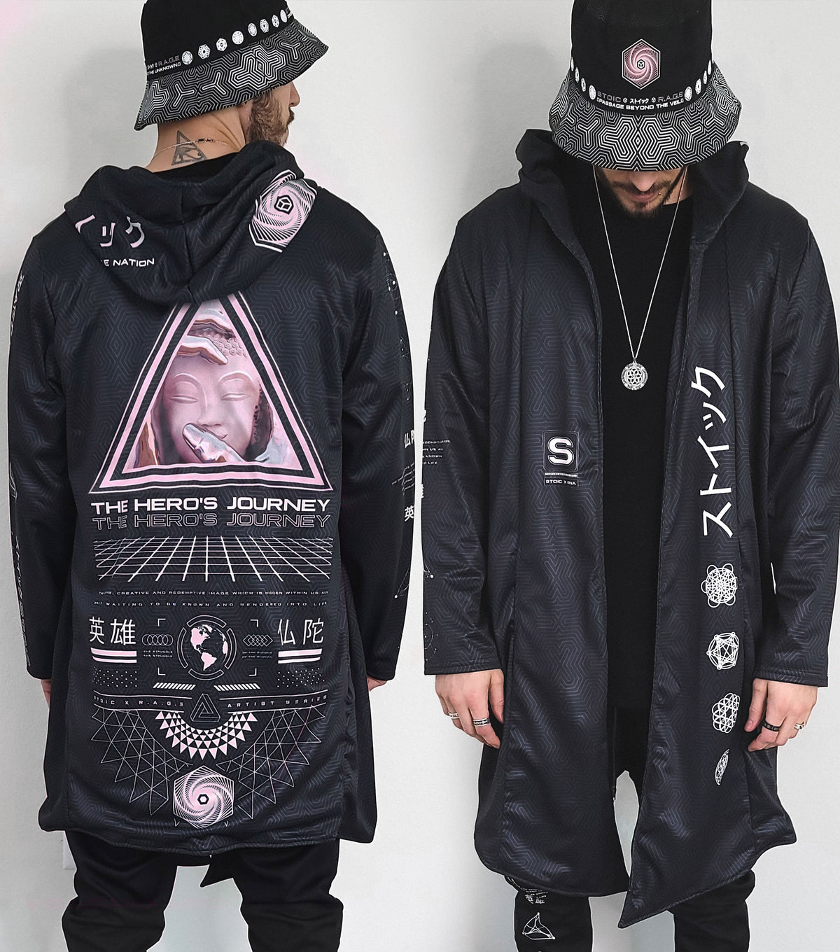 HERO'S JOURNEY V1 • STOIC DIGITAL • CLOAK w/ hidden pocket Cloak
