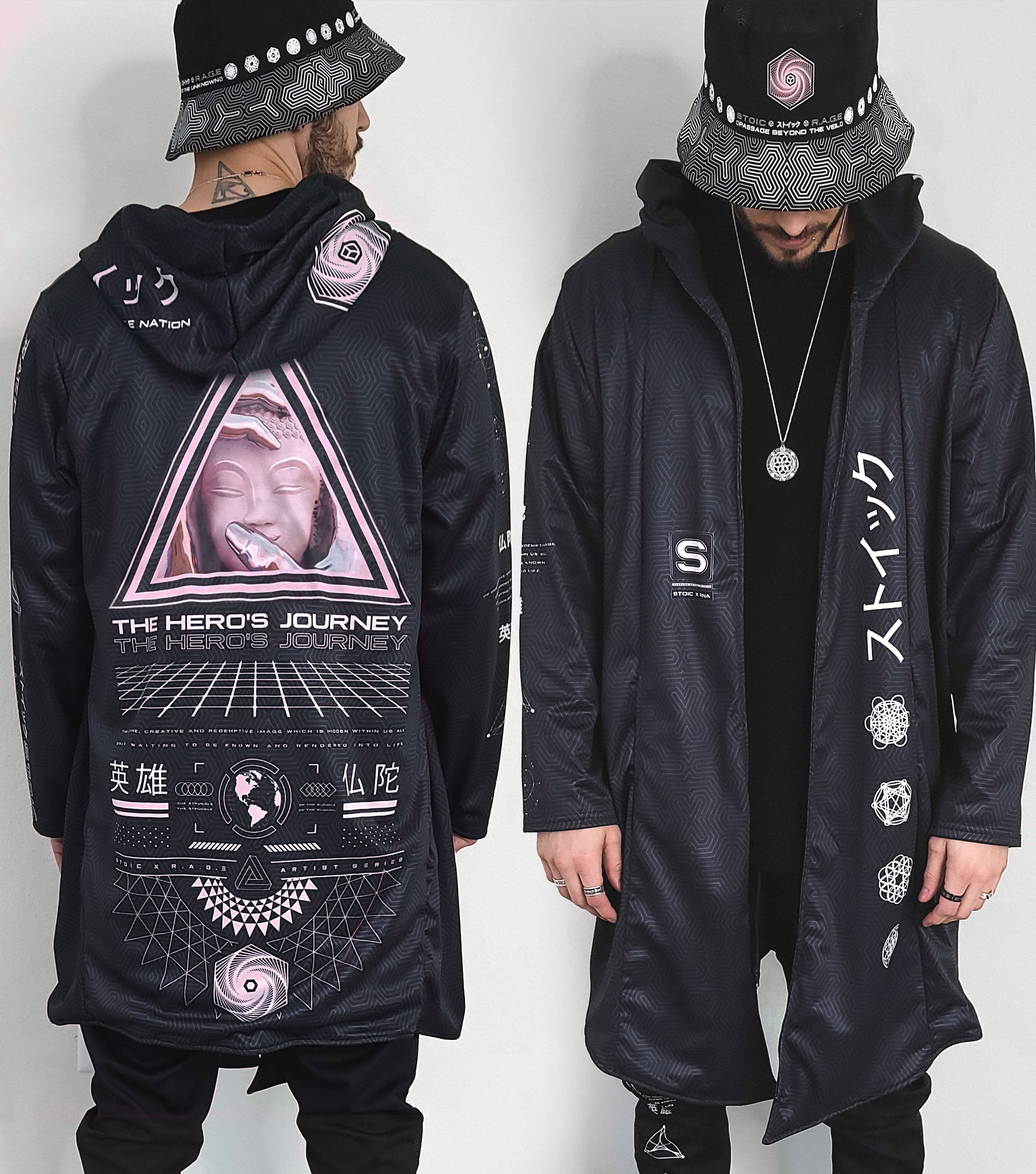 HERO'S JOURNEY V1 • STOIC DIGITAL • CLOAK w/ hidden pocket Cloak