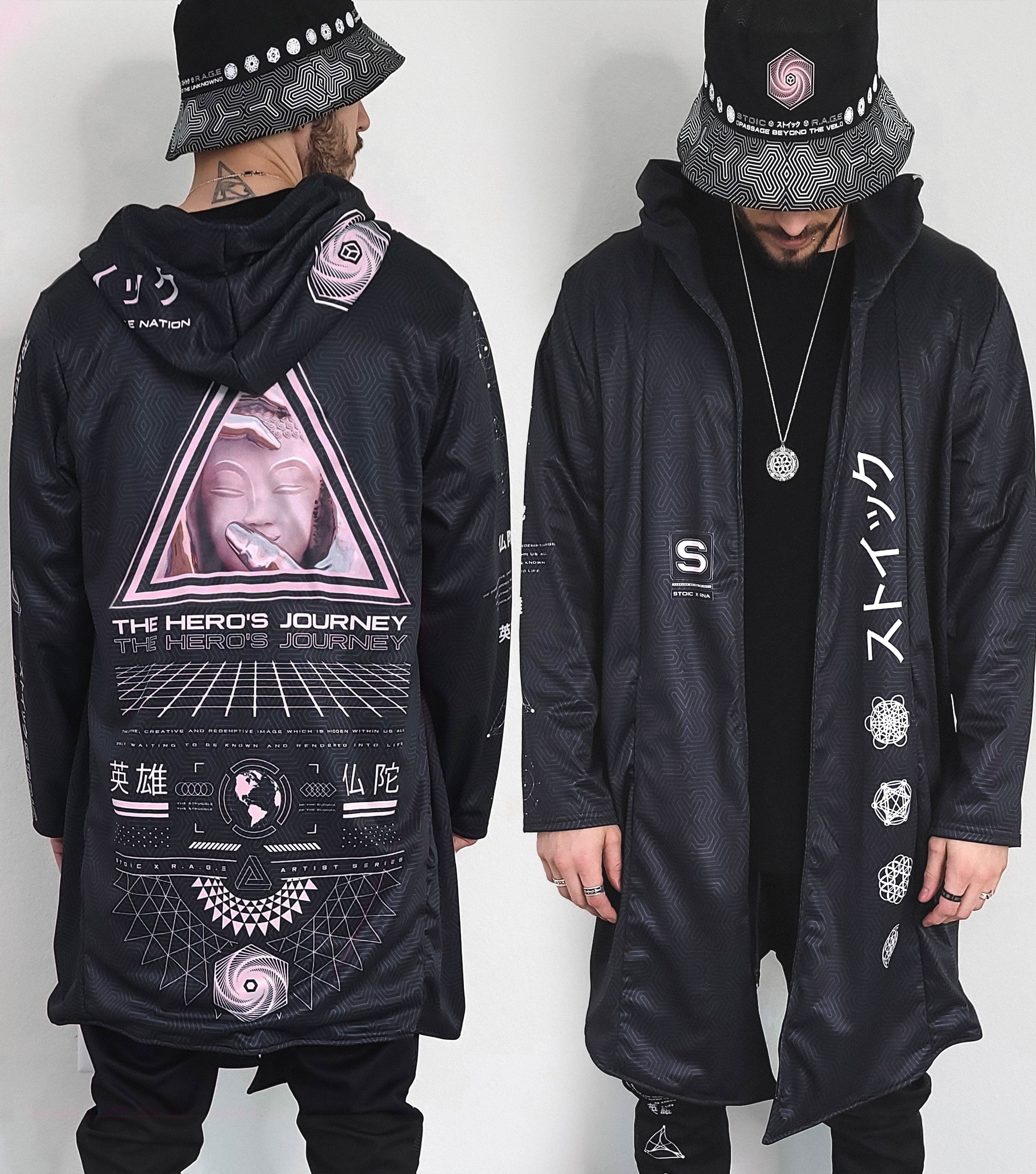 HERO'S JOURNEY V1 • STOIC DIGITAL • CLOAK w/ hidden pocket Cloak