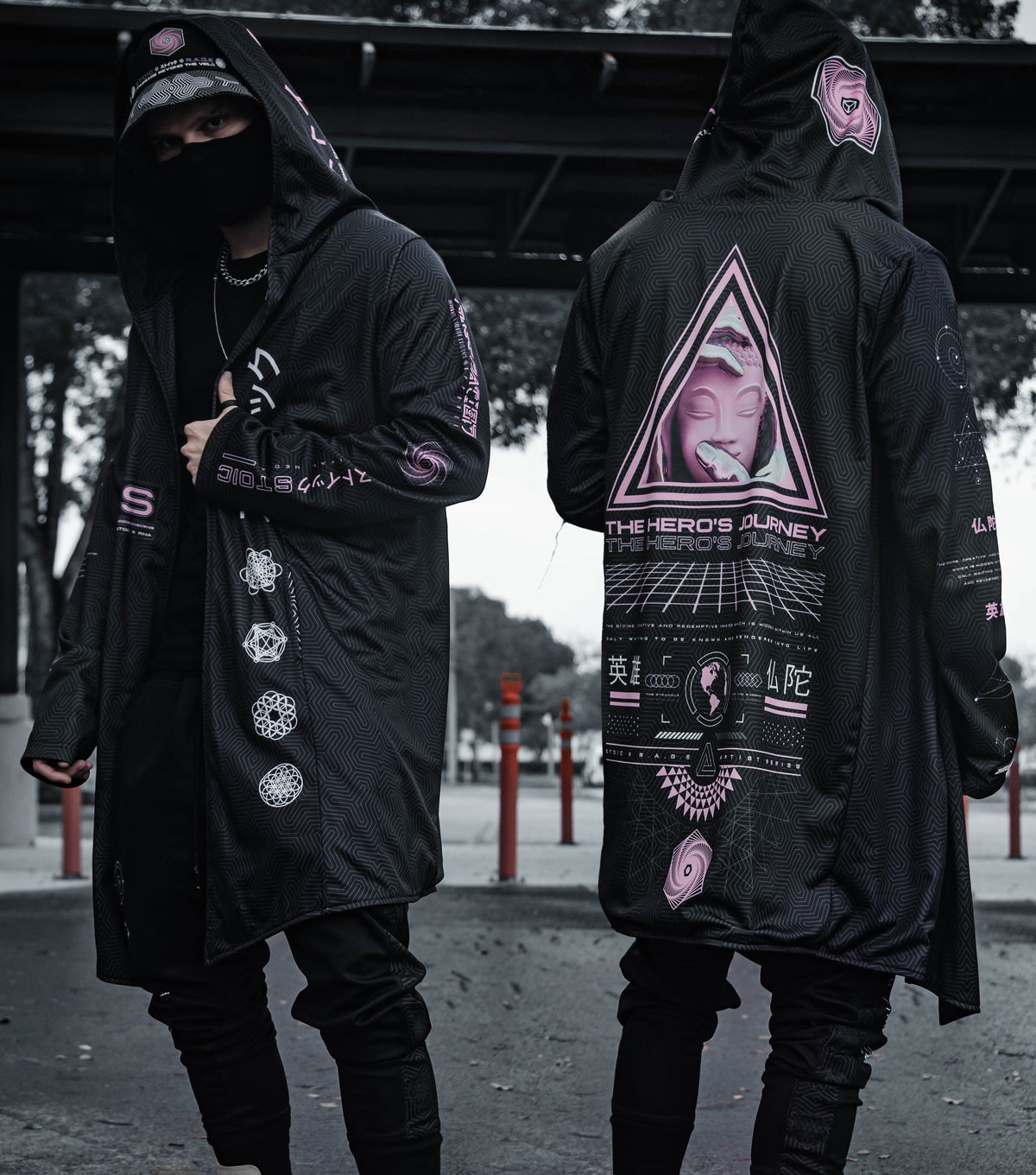 HERO'S JOURNEY V1 • STOIC DIGITAL • CLOAK w/ hidden pocket Cloak