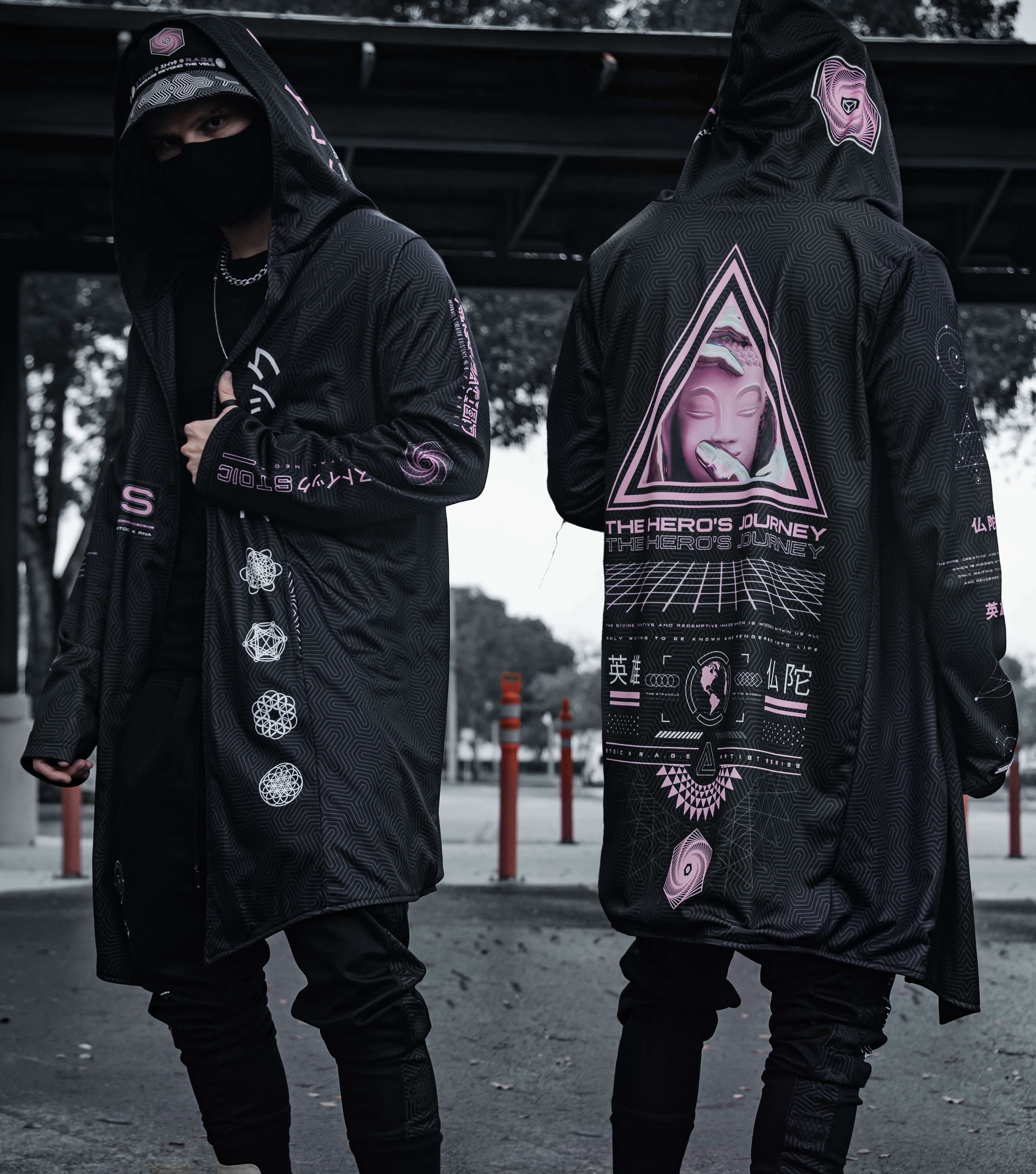 HERO'S JOURNEY V1 • STOIC DIGITAL • CLOAK w/ hidden pocket Cloak