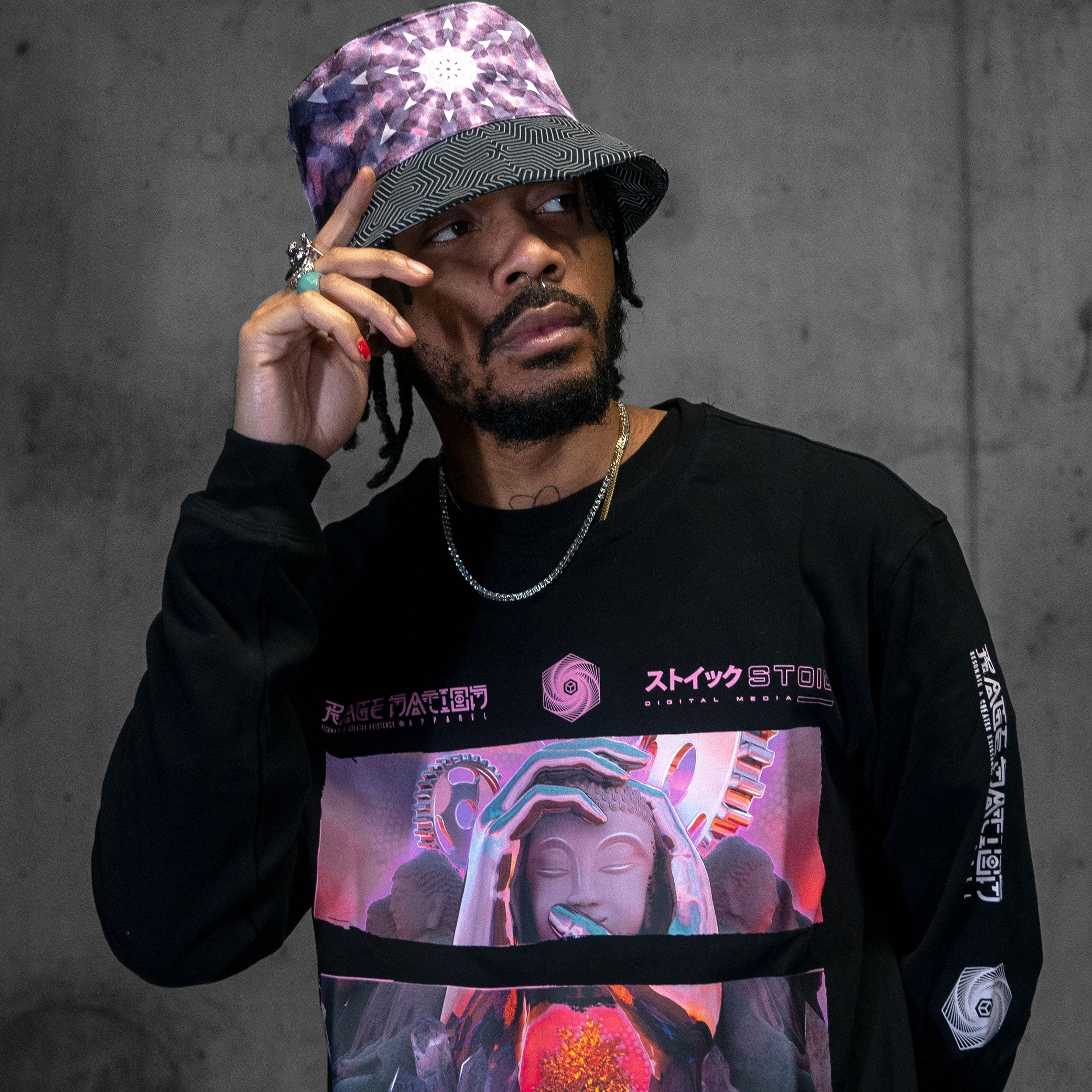 DROPS TODAY 2:22PM PCT • HERO'S JOURNEY • Reversible Bucket Hat Bucket Hat