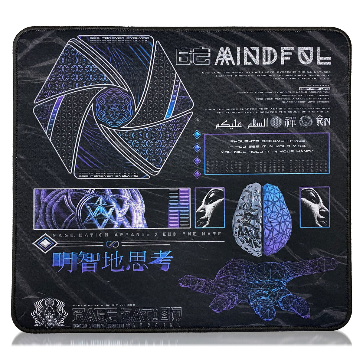 MIND OF ZEN V1 • MOUSEPAD Mouse Pad