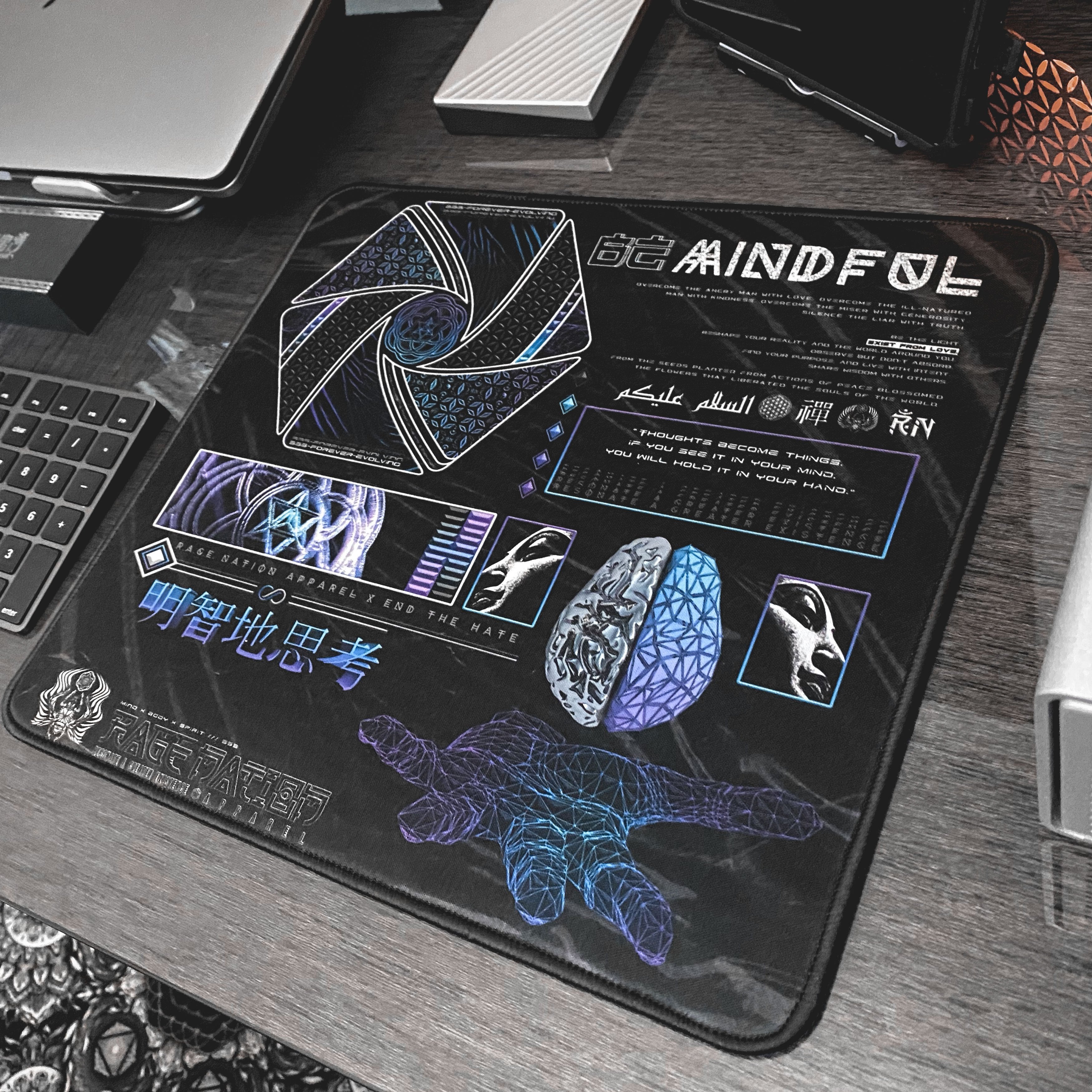 MIND OF ZEN V1 • MOUSEPAD Mouse Pad