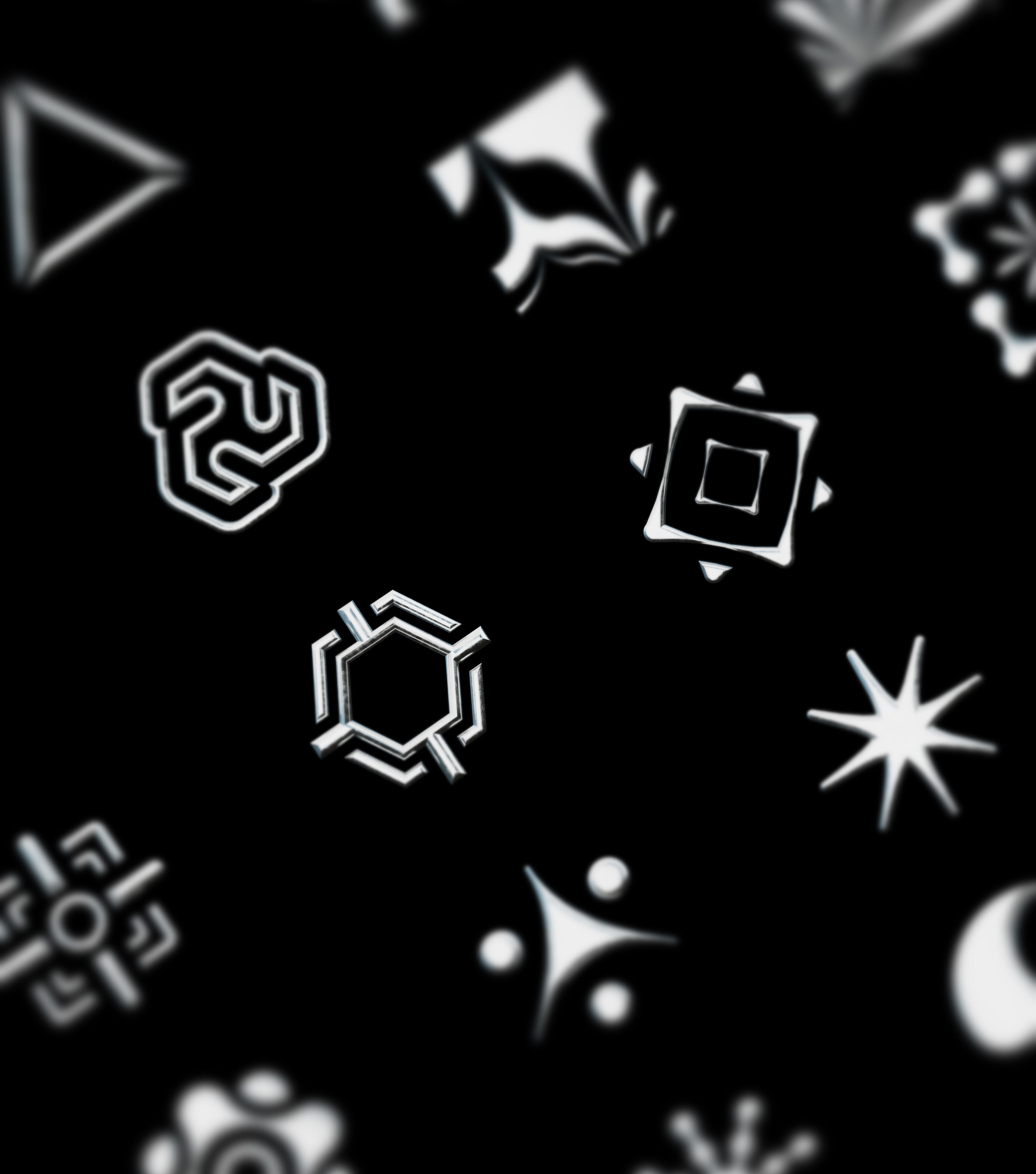 Neo Renaissance • Vector Asset Pack 01 Bevel Chrome • Stoic Digital