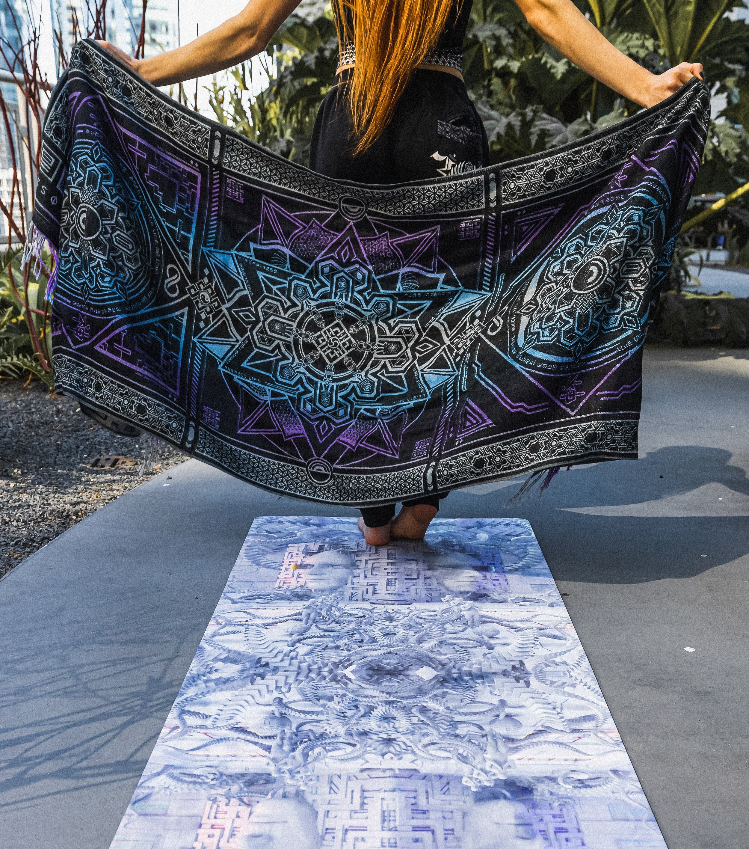DEFENSE NODE • Yoga Mat + FREE Yoga bag Yoga Mat