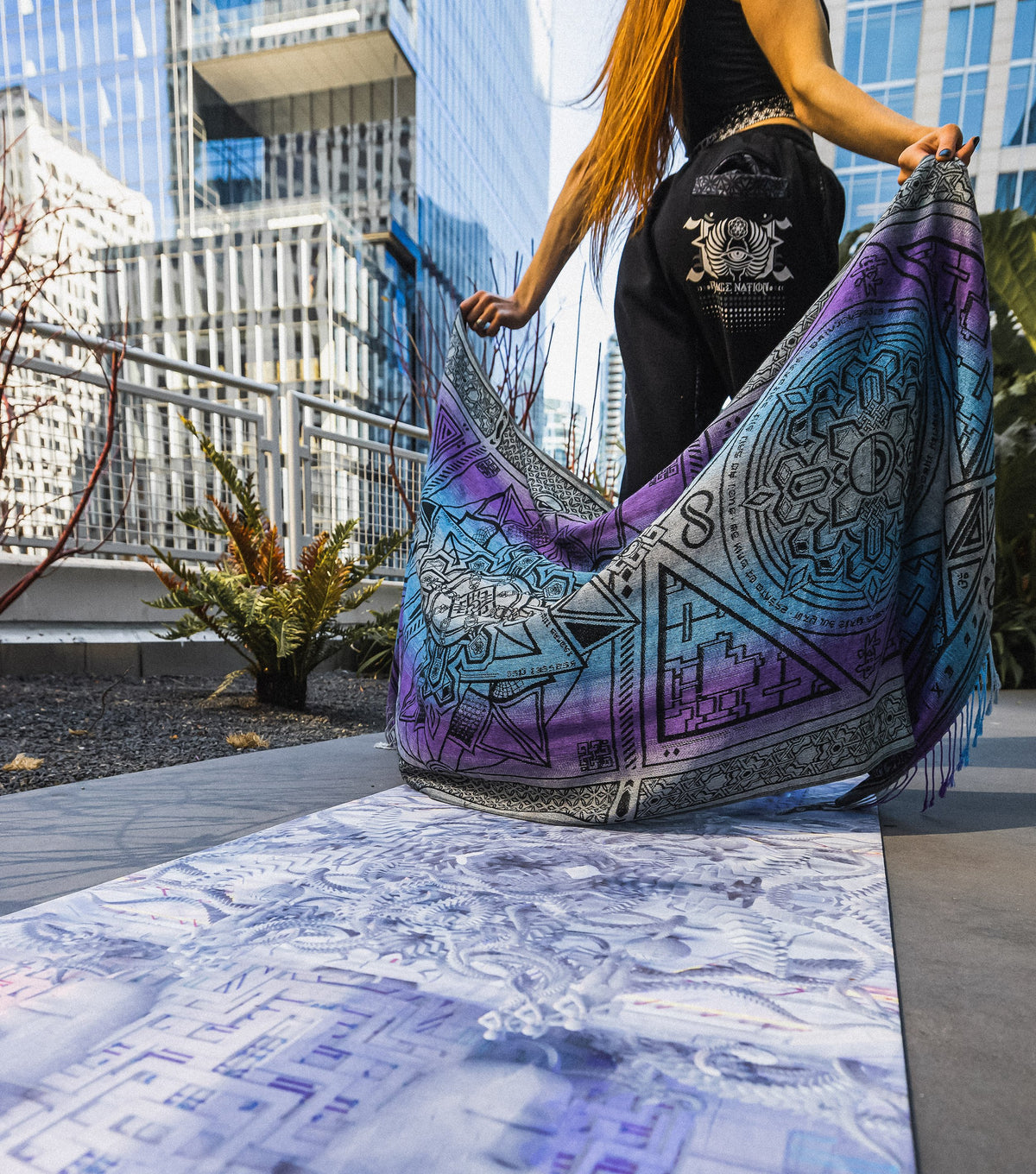 DEFENSE NODE • Yoga Mat + FREE Yoga bag Yoga Mat