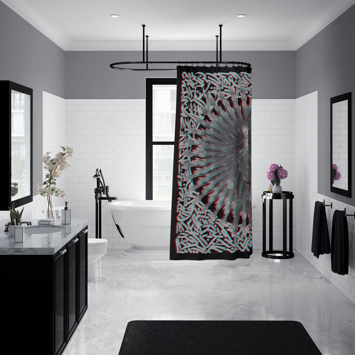 PRIMORDIAL GUARDIAN • SUMMONS • Shower Curtain