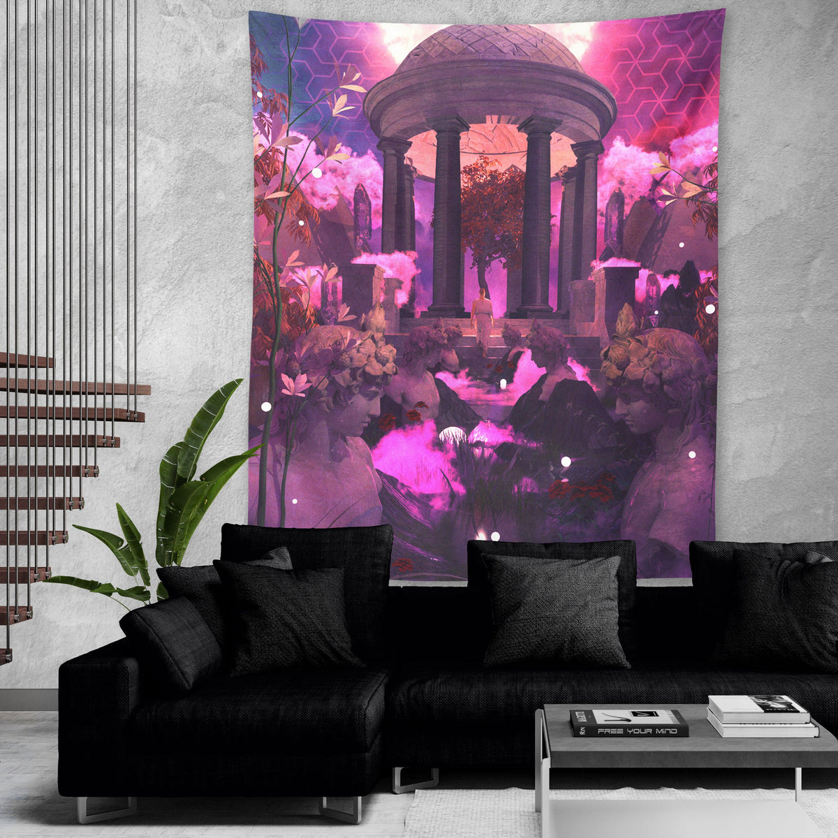 SENECA • STOIC DIGITAL • Wall Tapestry Tapestry