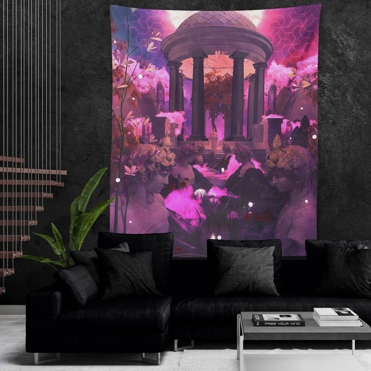 SENECA • STOIC DIGITAL • Wall Tapestry Tapestry