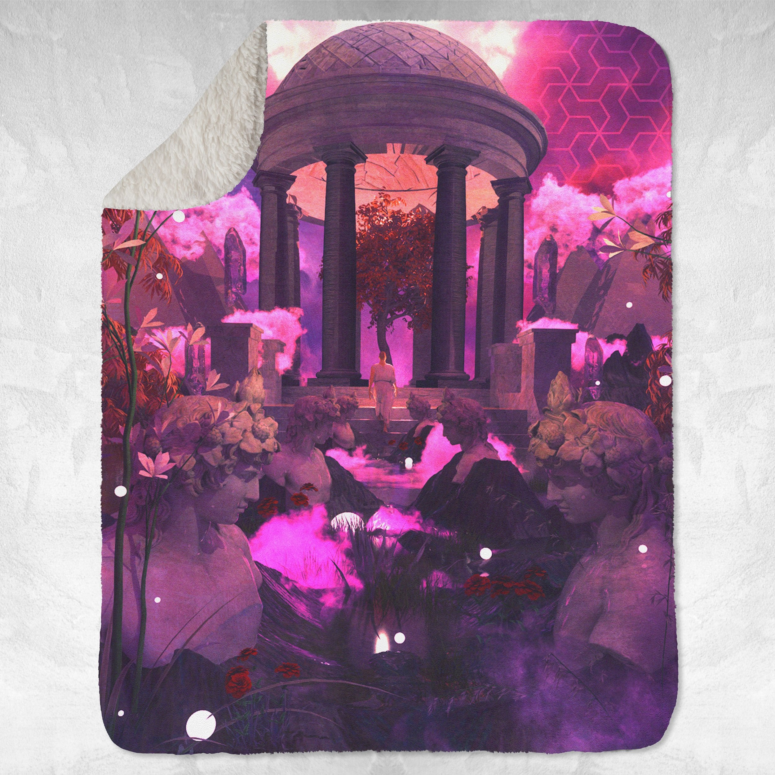 SENECA • STOIC DIGITAL • Sherpa Blanket Blanket