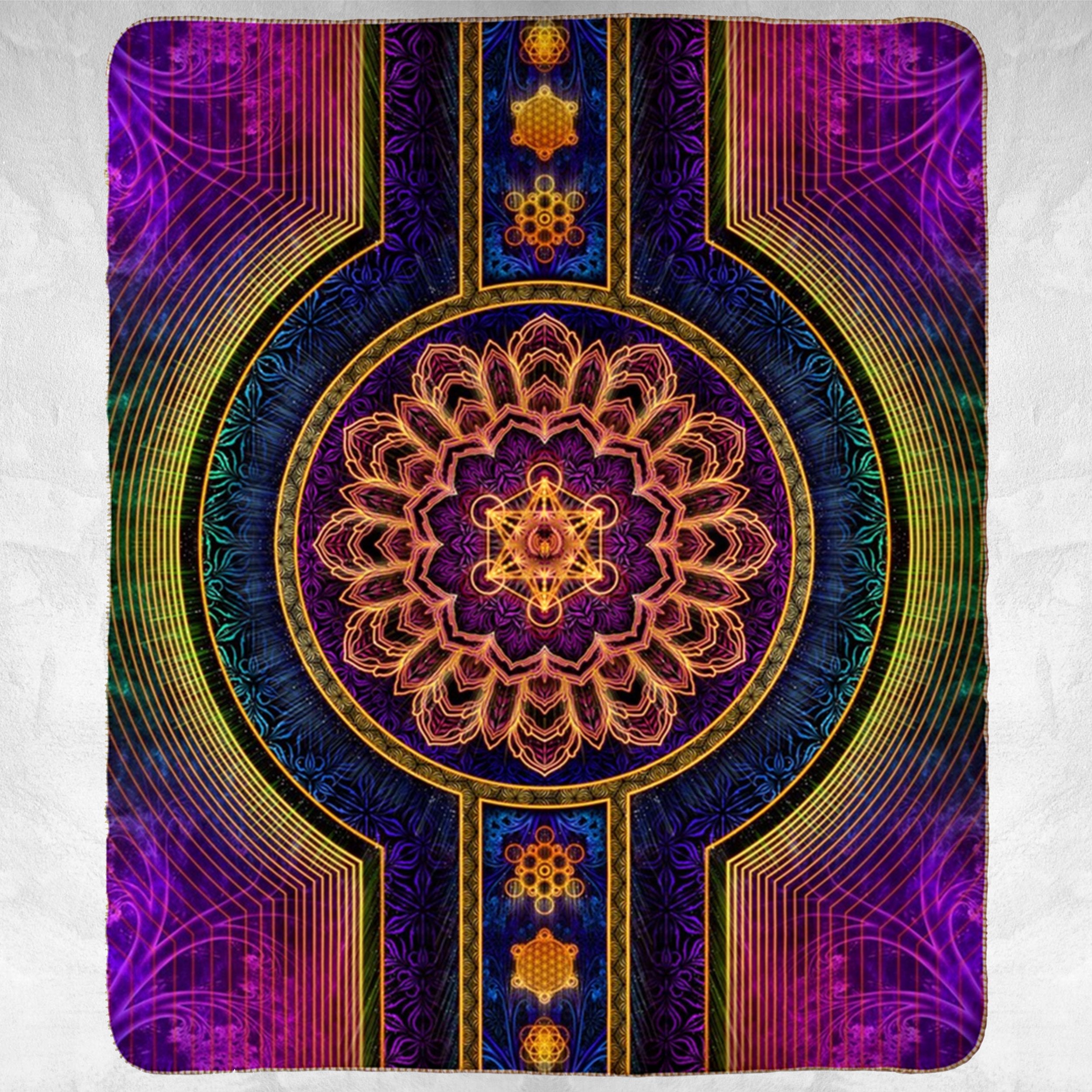 STAGES OF LIGHT V1 • YANTRART • Sherpa Blanket Blanket