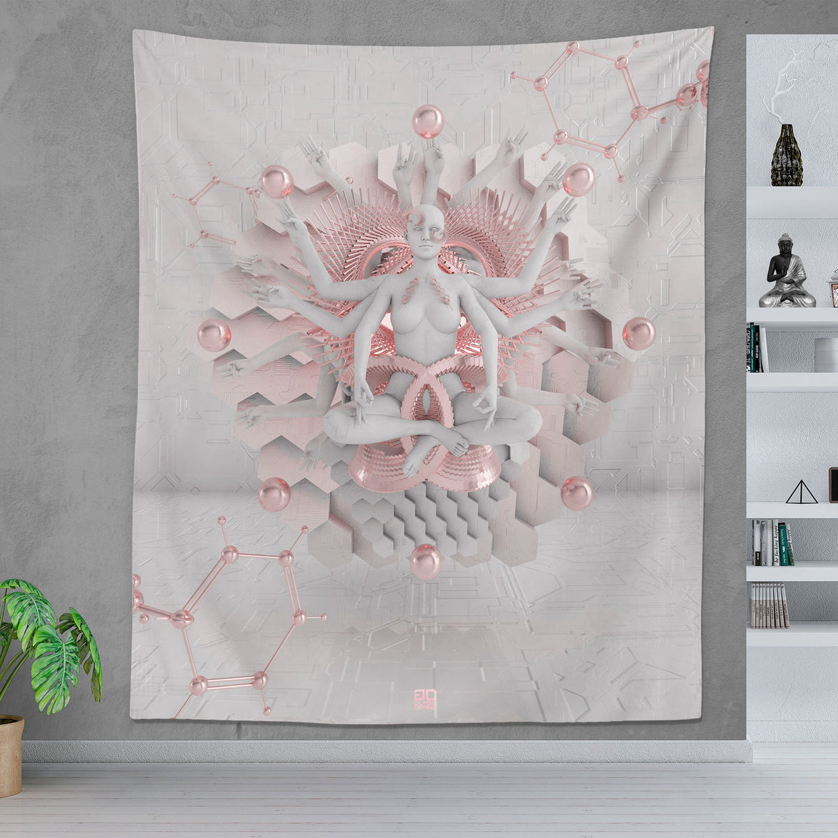 GOT EM • GLASS CRANE • Wall Tapestry Tapestry
