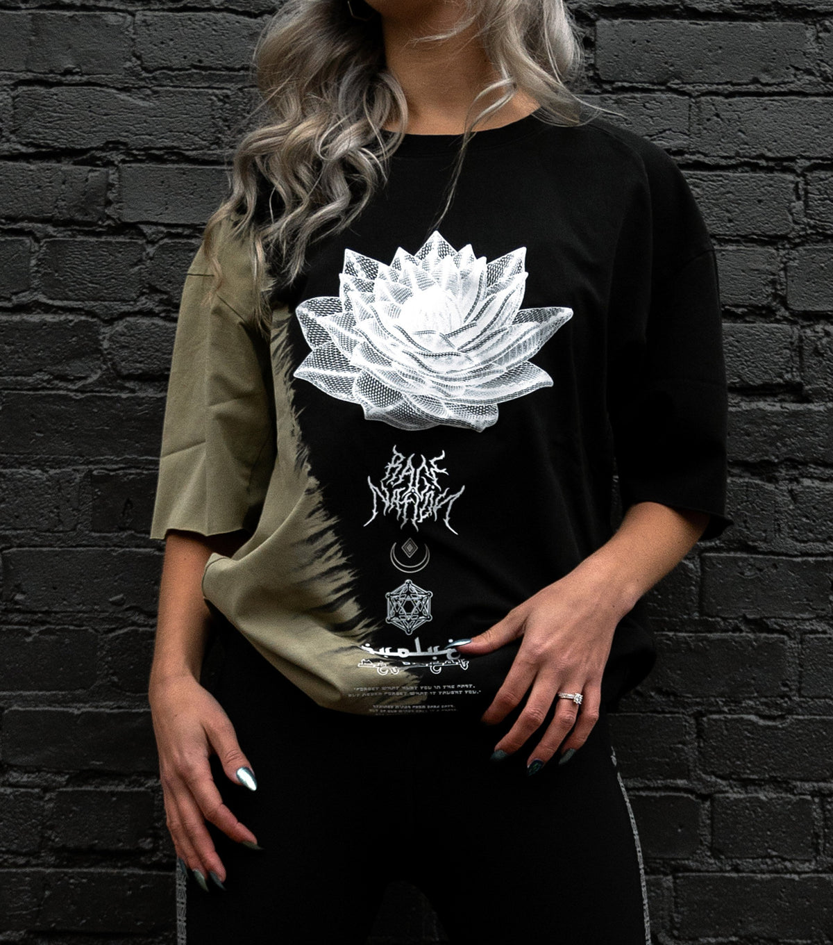 THINK WISELY V1 • Bleach Tie-Dye T-Shirt T-Shirt