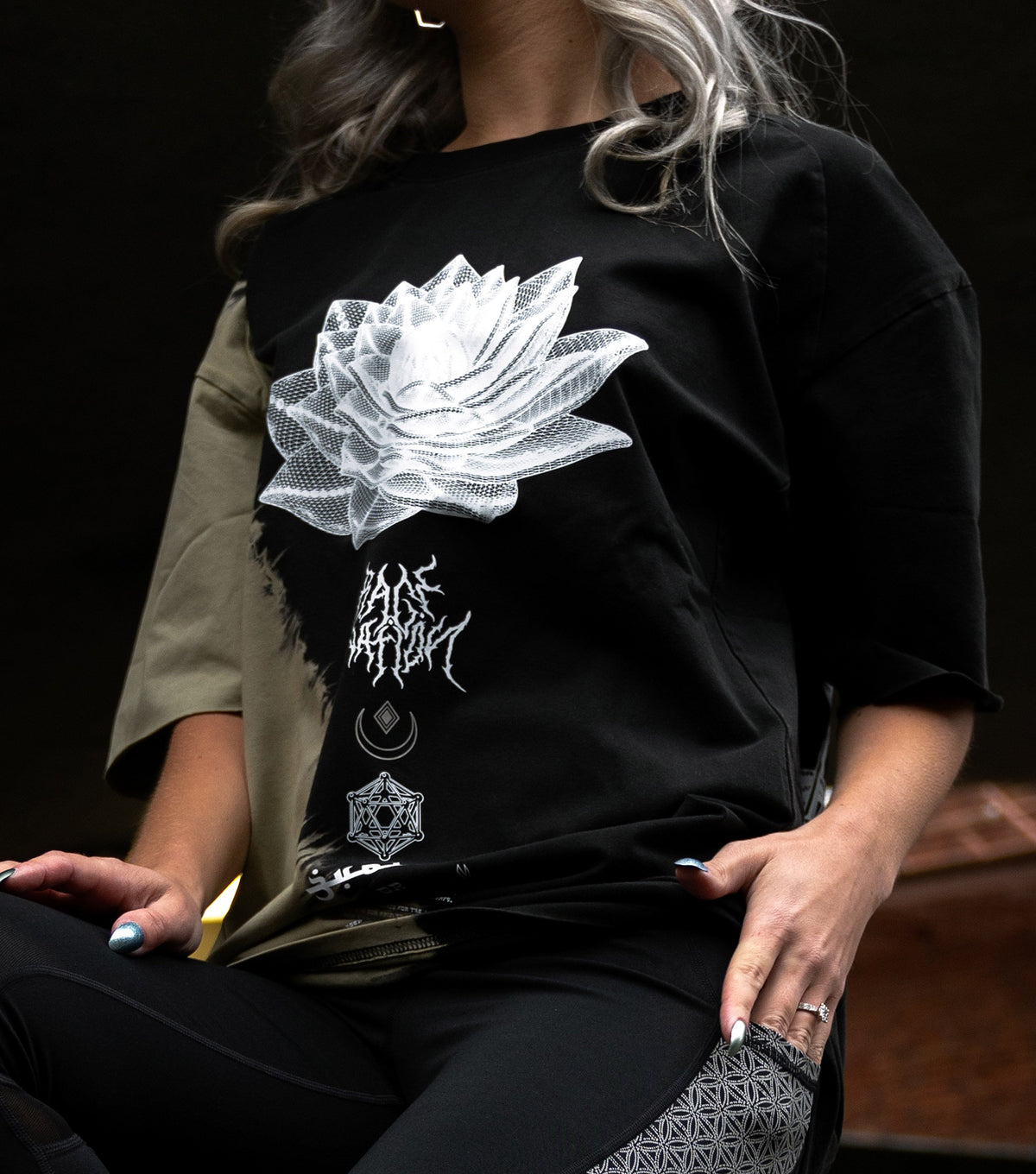 THINK WISELY V1 • Bleach Tie-Dye T-Shirt T-Shirt