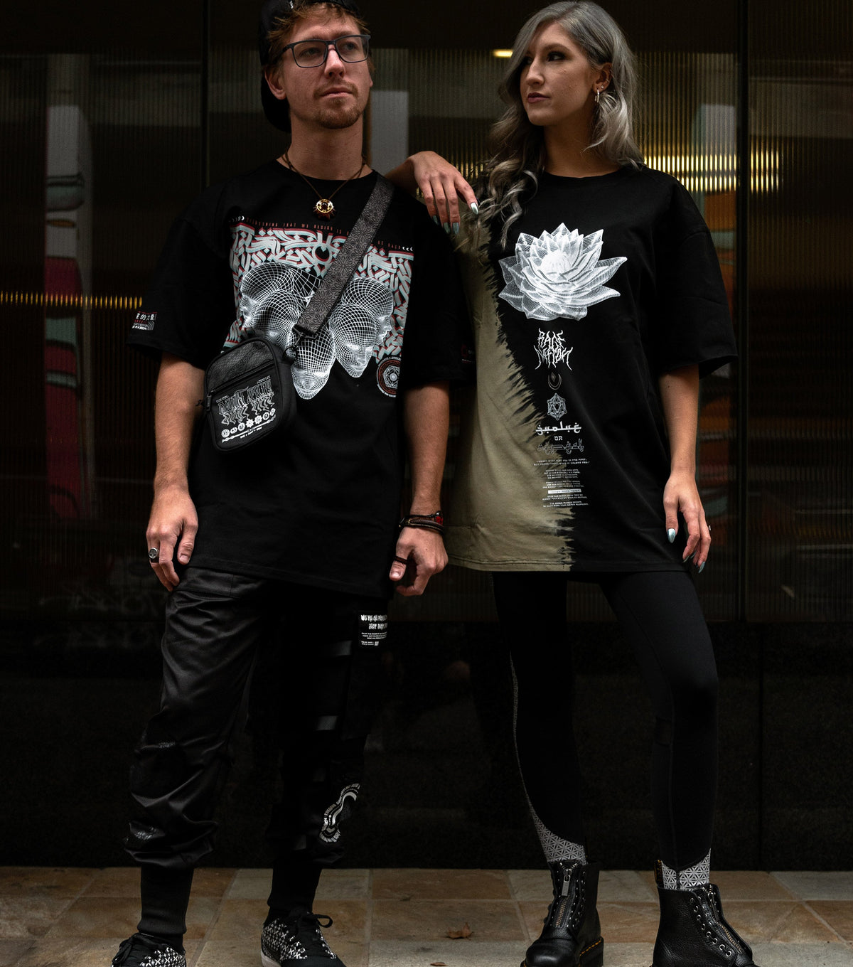THINK WISELY V1 • Bleach Tie-Dye T-Shirt T-Shirt