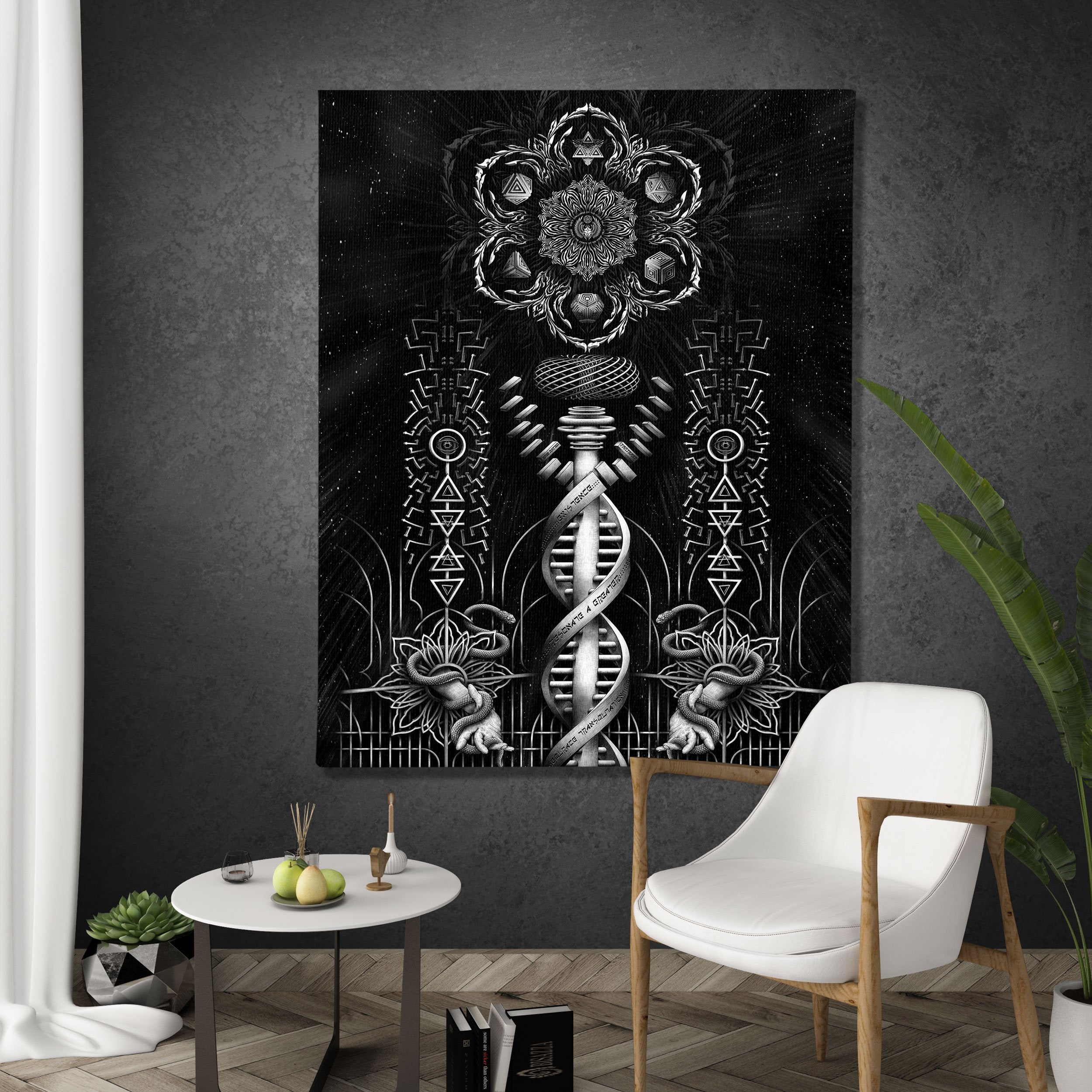 TRANSMUTATION • YANTRART • Vertical Canvas Wrap Canvas