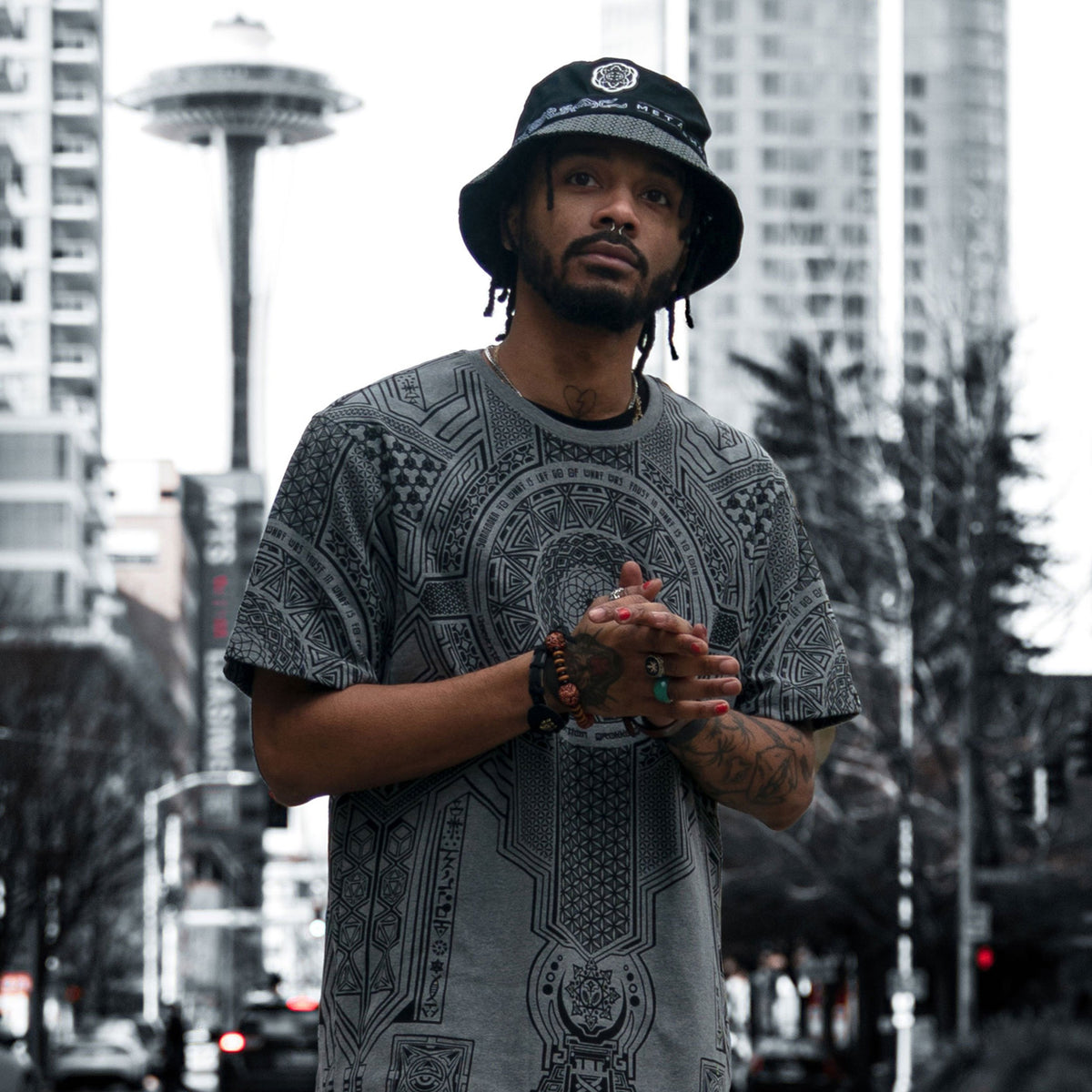 DROPS TODAY 2:22PM PCT • VISUAL METAPHORS • Reversible Bucket Hat Bucket Hat