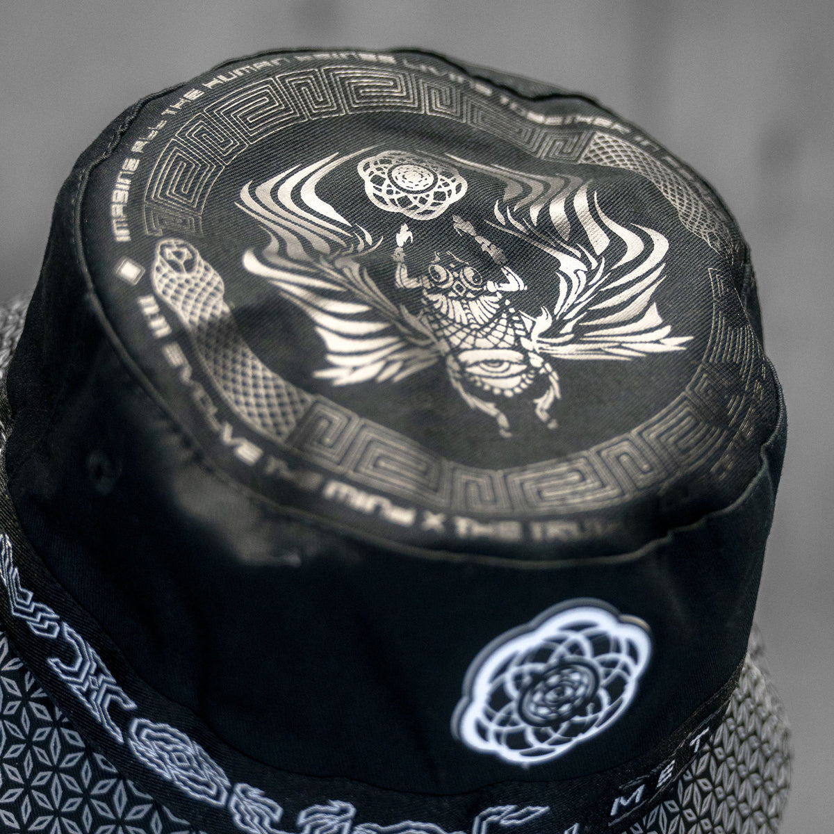 DROPS TODAY 2:22PM PCT • VISUAL METAPHORS • Reversible Bucket Hat Bucket Hat