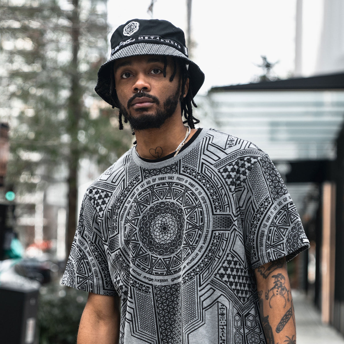 DROPS TODAY 2:22PM PCT • VISUAL METAPHORS • Reversible Bucket Hat Bucket Hat