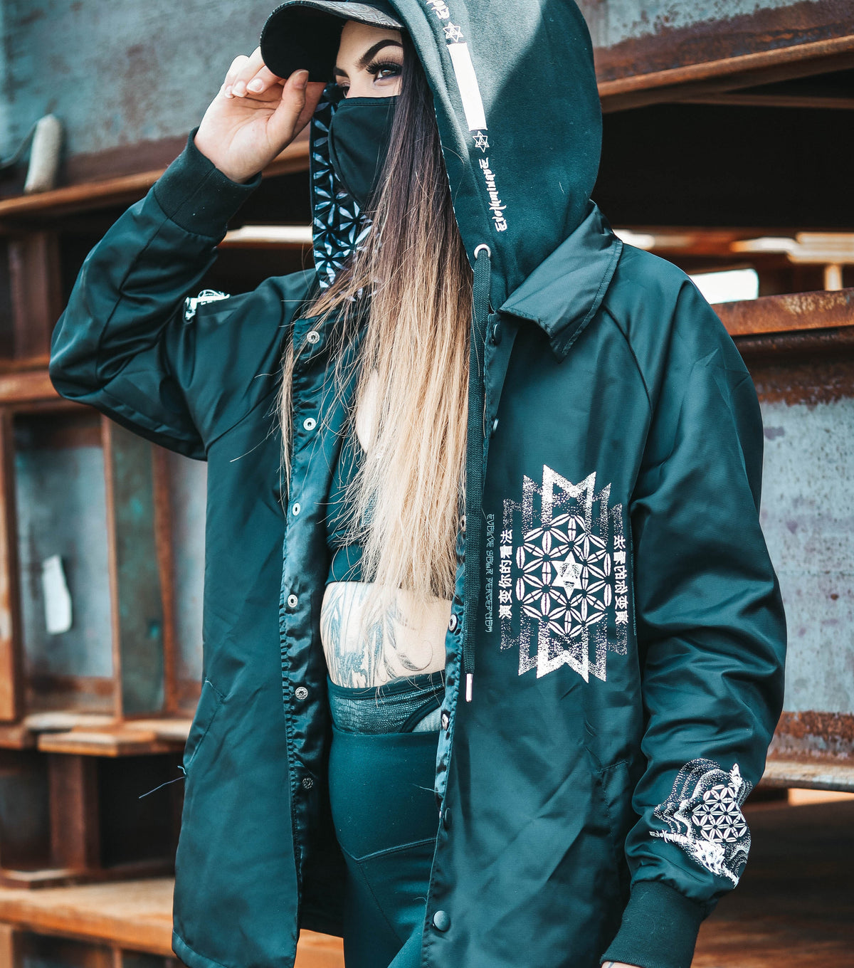 BACK IN STOCK • EVOLUMINATE • All-Season Hooded Windbreaker Jacket Jacket