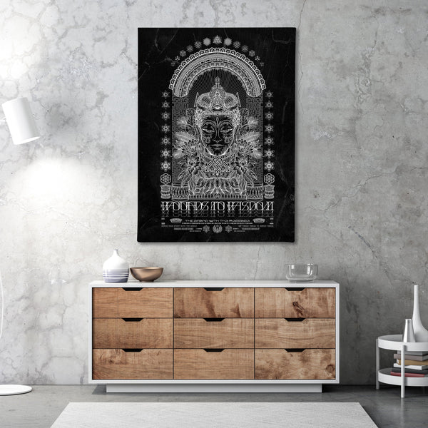 WOUNDS TO WISDOM • YANTRART • Vertical Canvas Wrap Canvas