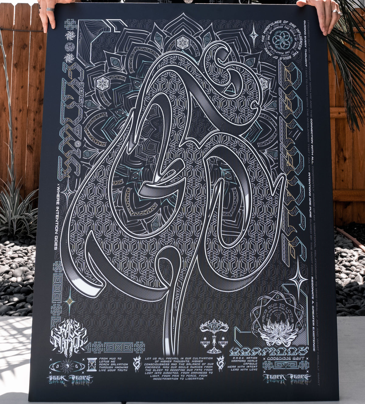 HARMONY HEALS V1 • RAGE NATION x MUNKIE STRIKE • Limited Edition Canvas