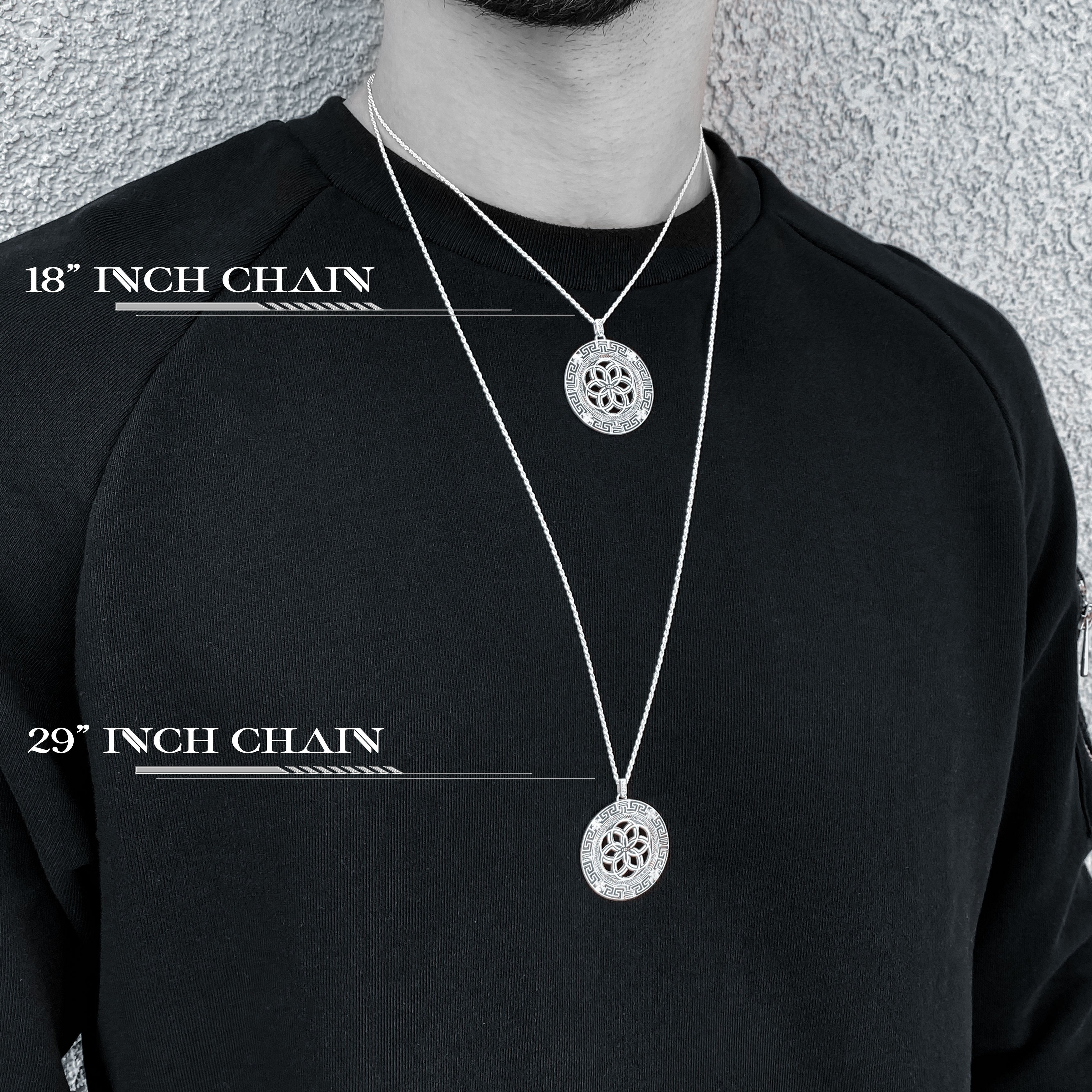 BLACK GOLD PLATED • 925 Silver Geometric Amulet Jewelry