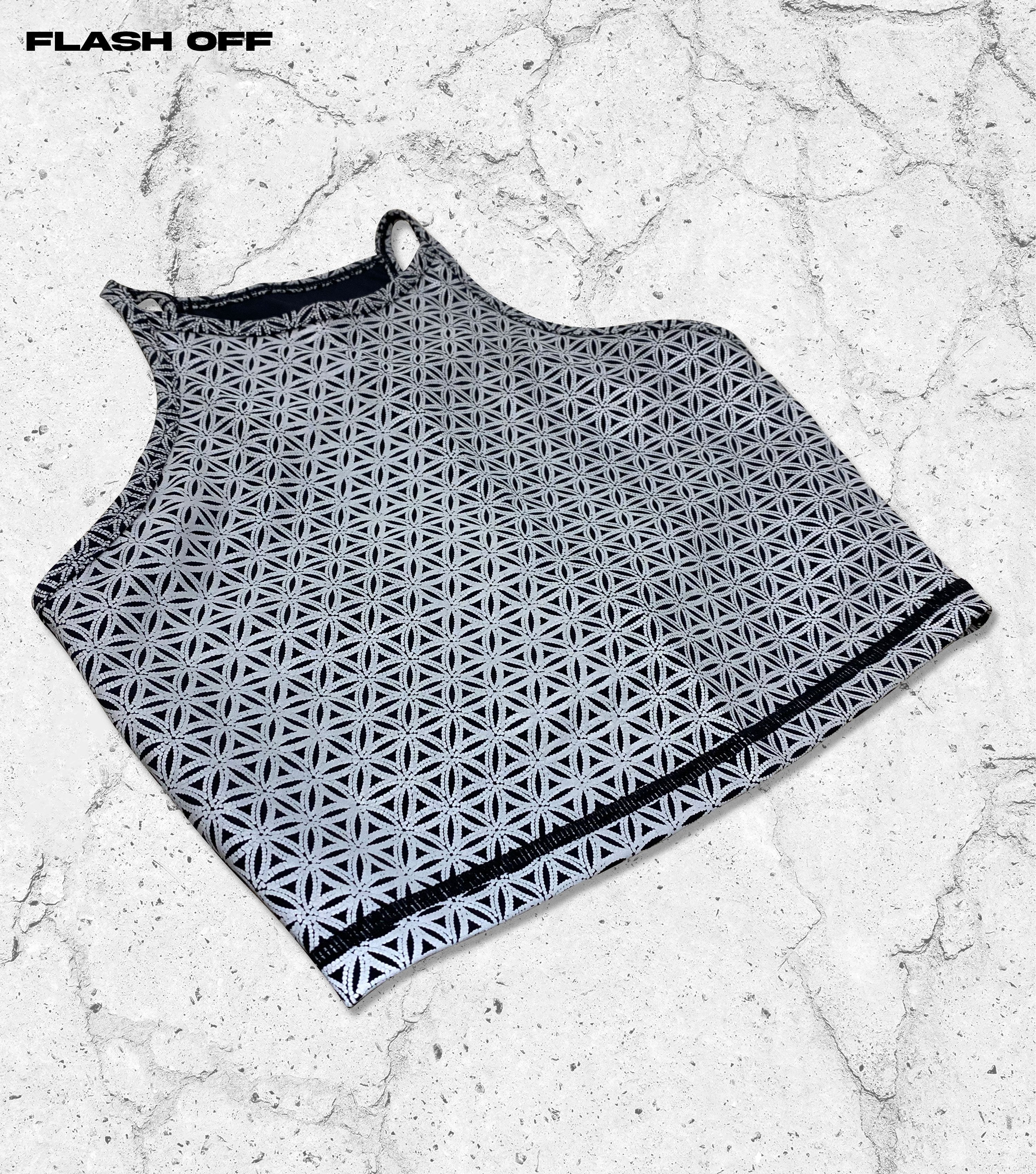 COMING SOON • SILVER SEQUENCE • Reflective Crop Top Crop Top