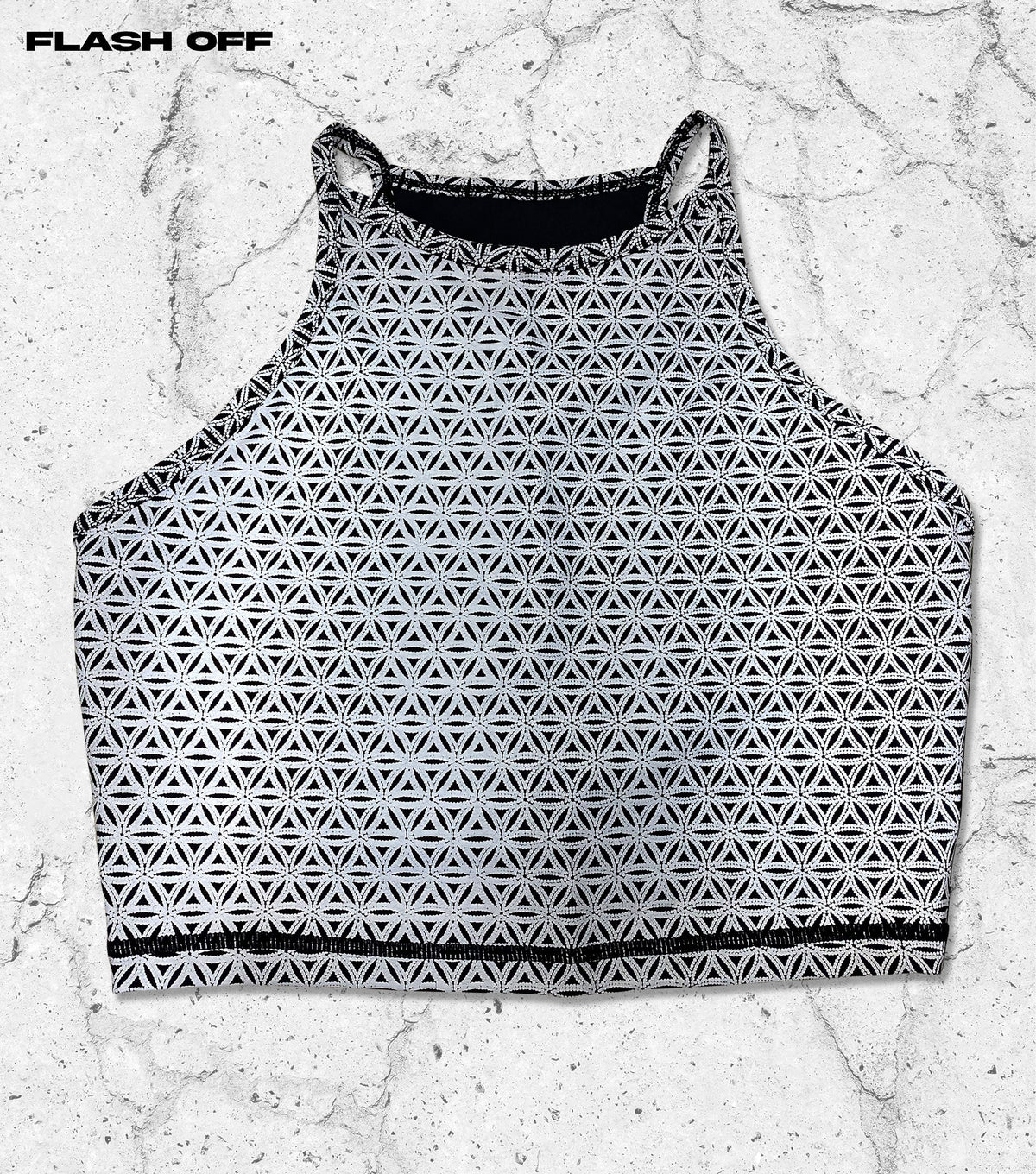 COMING SOON • SILVER SEQUENCE • Reflective Crop Top Crop Top